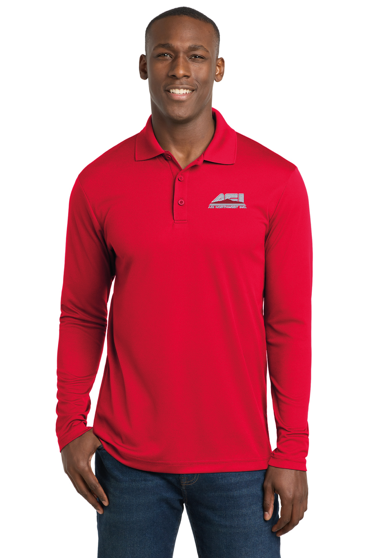 ST640LS - Sport-Tek PosiCharge RacerMesh Long Sleeve Polo - ACI Northwest - Logowear Store - Embroidery - #29756