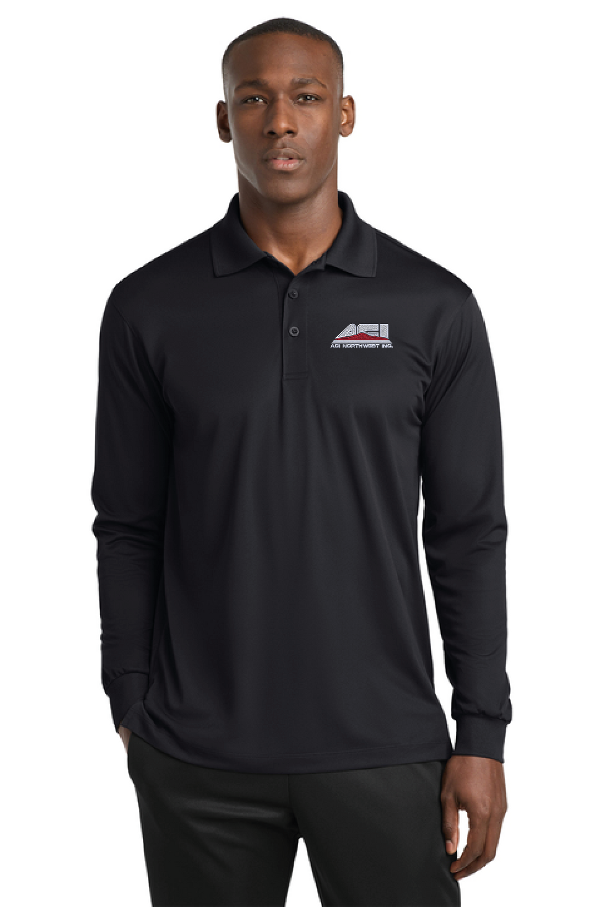 ST657 - Sport-Tek Long Sleeve Micropique Sport-Wick Polo - ACI Northwest - Logowear Store - Embroidery - #29756