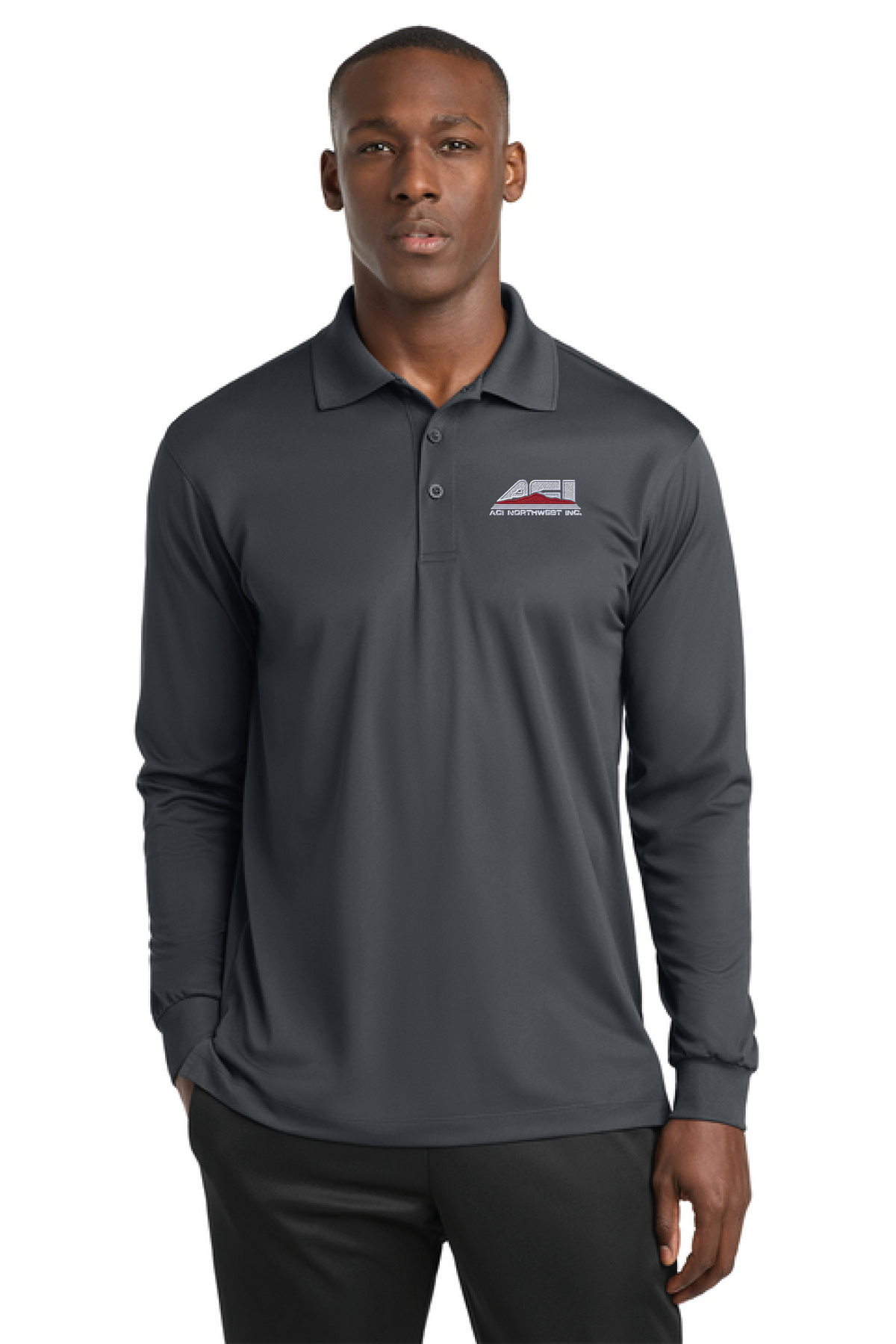ST657 - Sport-Tek Long Sleeve Micropique Sport-Wick Polo - ACI Northwest - Logowear Store - Embroidery - #29756