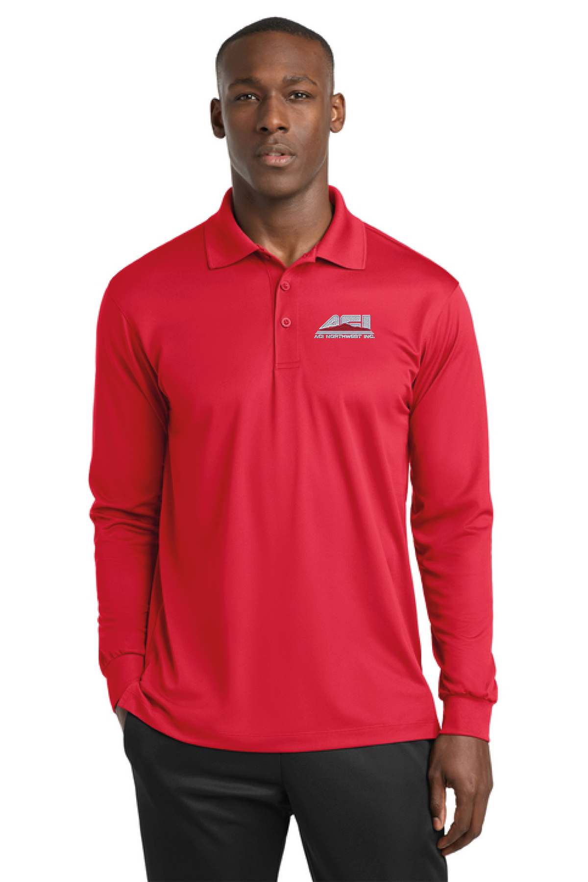 ST657 - Sport-Tek Long Sleeve Micropique Sport-Wick Polo - ACI Northwest - Logowear Store - Embroidery - #29756