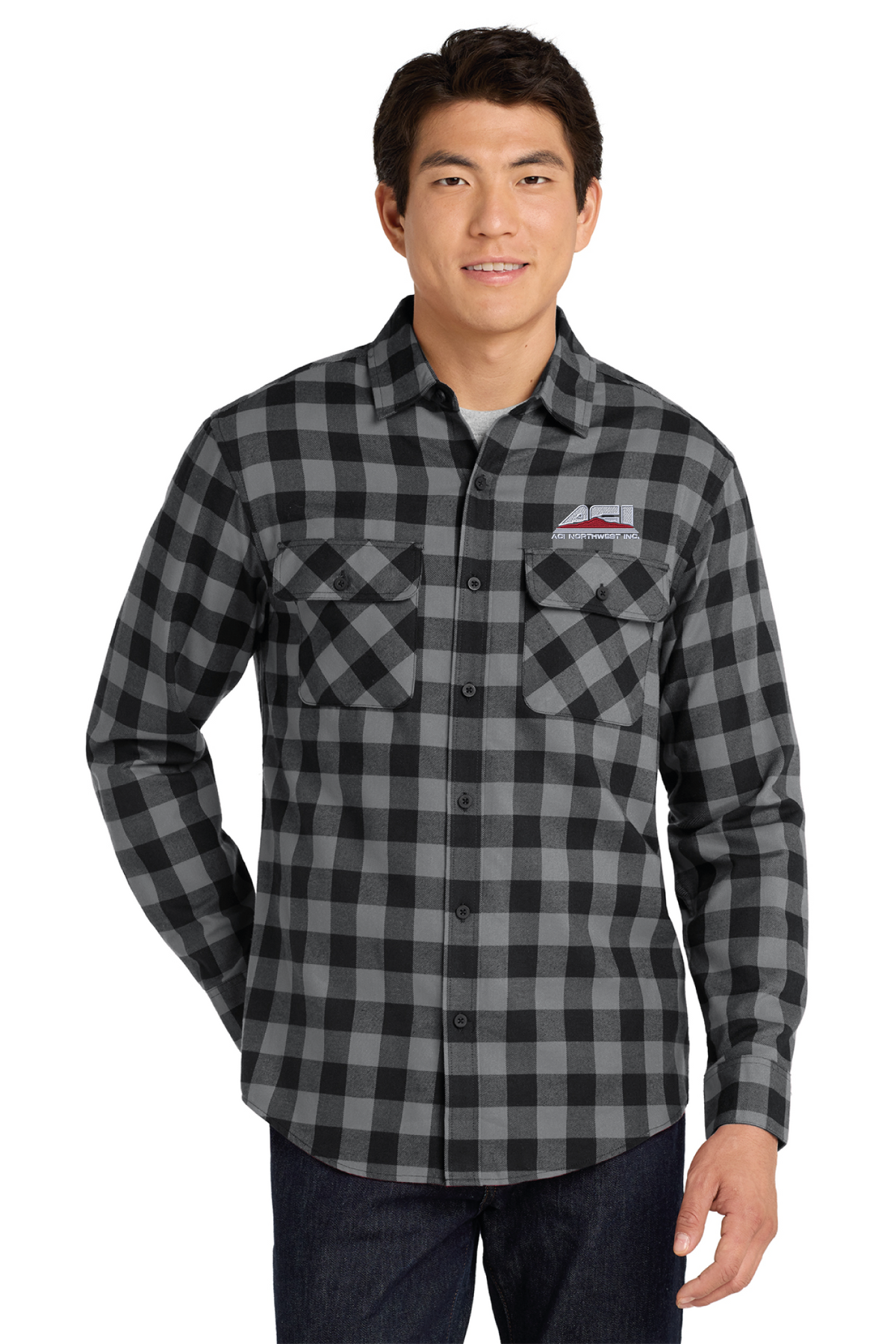 W668 - Port Authority Plaid Flannel Shirt - ACI Northwest - Logowear Store - Embroidery - #29756