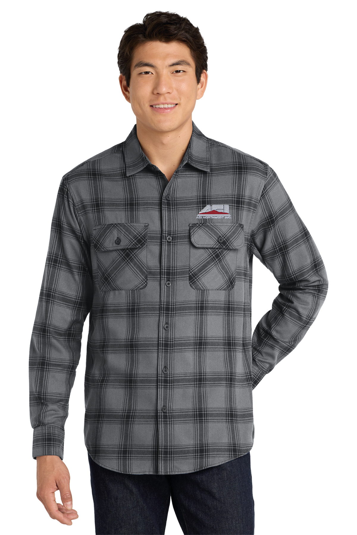 W668 - Port Authority Plaid Flannel Shirt - ACI Northwest - Logowear Store - Embroidery - #29756