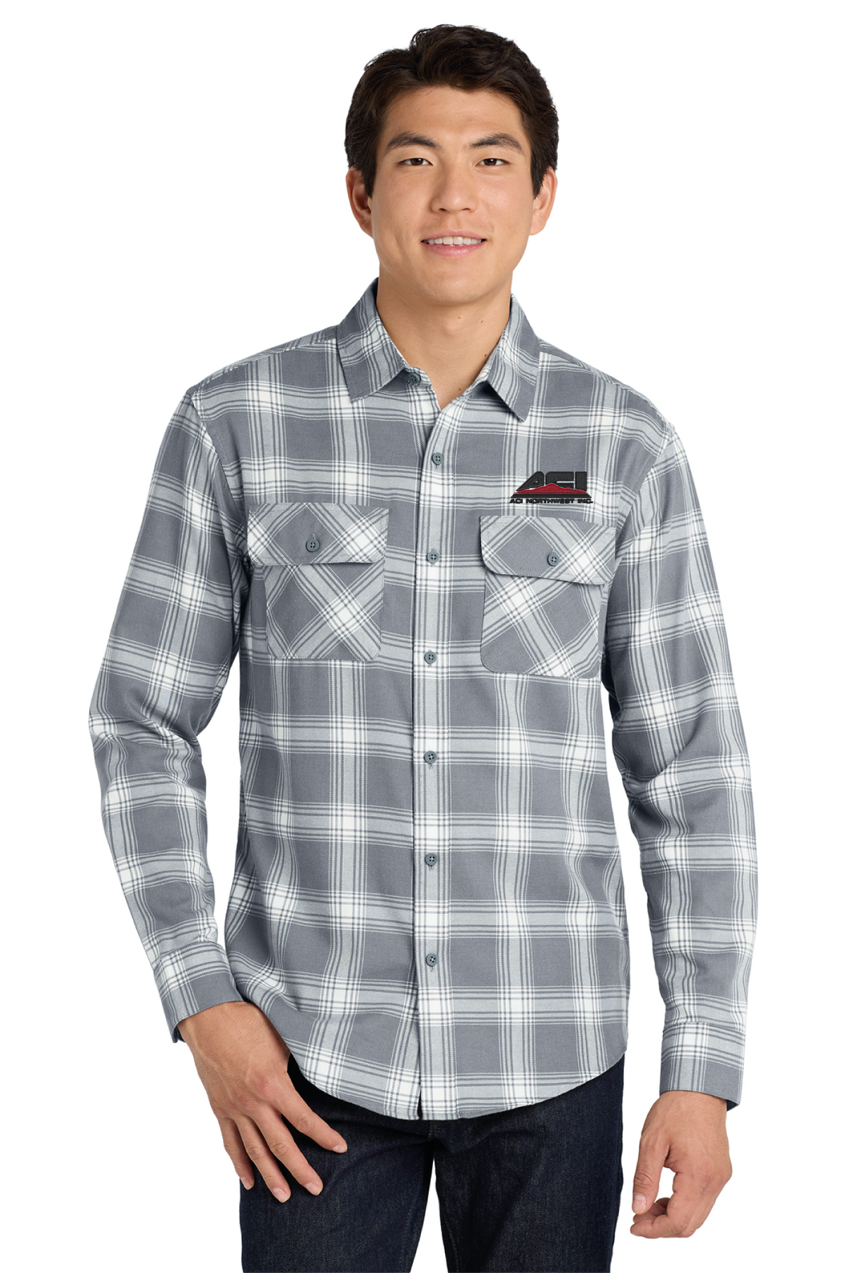 W668 - Port Authority Plaid Flannel Shirt - ACI Northwest - Logowear Store - Embroidery - #29756