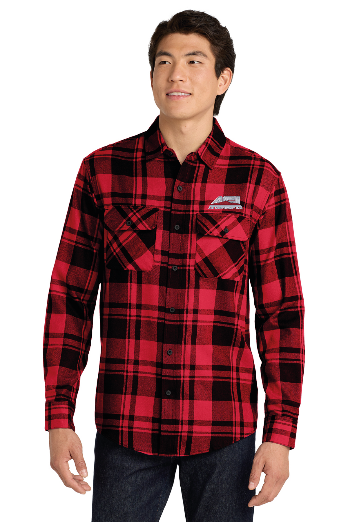 W668 - Port Authority Plaid Flannel Shirt - ACI Northwest - Logowear Store - Embroidery - #29756