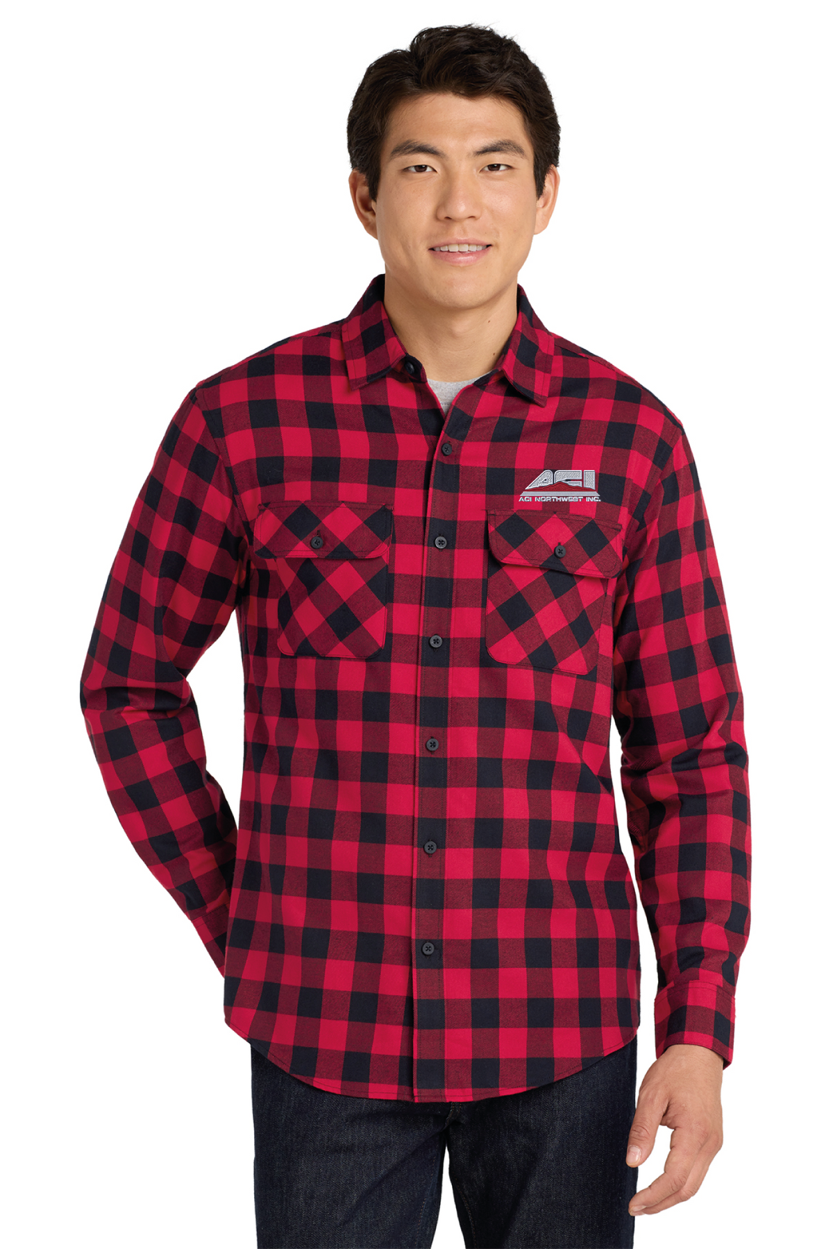 W668 - Port Authority Plaid Flannel Shirt - ACI Northwest - Logowear Store - Embroidery - #29756