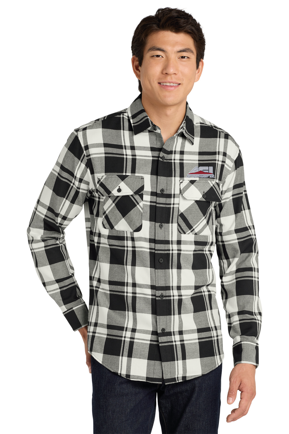 W668 - Port Authority Plaid Flannel Shirt - ACI Northwest - Logowear Store - Embroidery - #29756