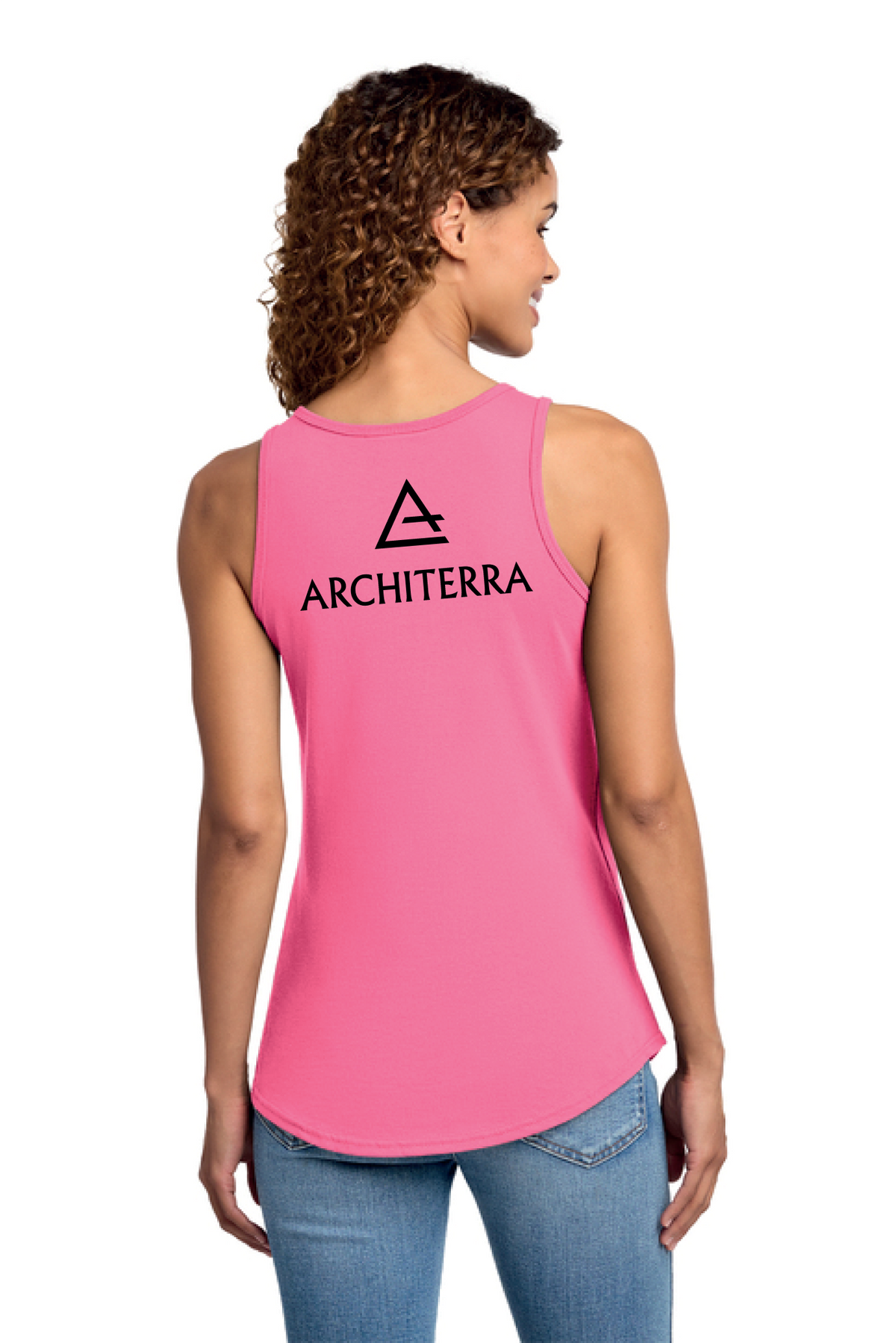 LPC54TT - Port & Co Women's Core Cotton Tank Top - Architerra Homes - Logowear Store - Transfer Screen Print - #29788