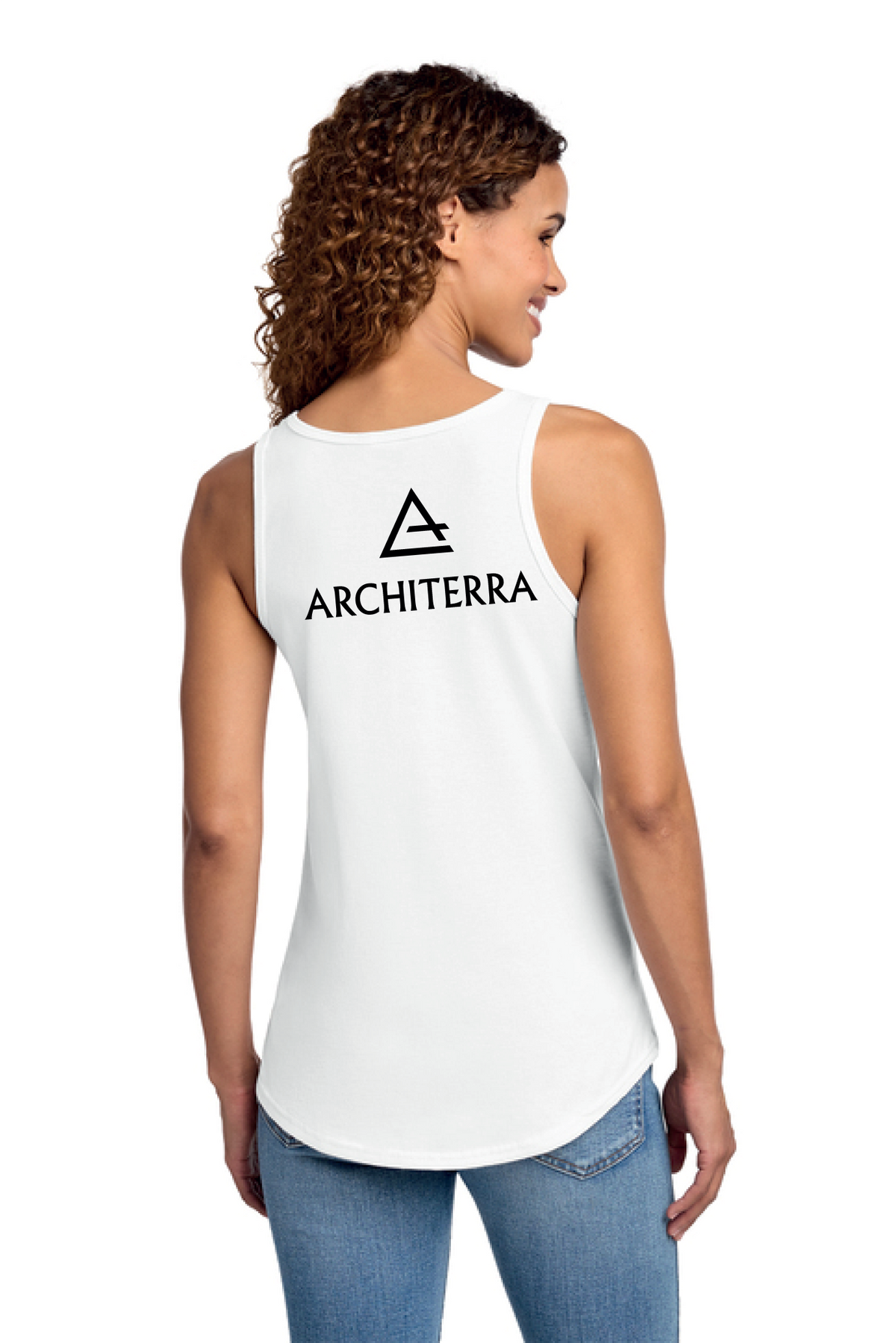 LPC54TT - Port & Co Women's Core Cotton Tank Top - Architerra Homes - Logowear Store - Transfer Screen Print - #29788