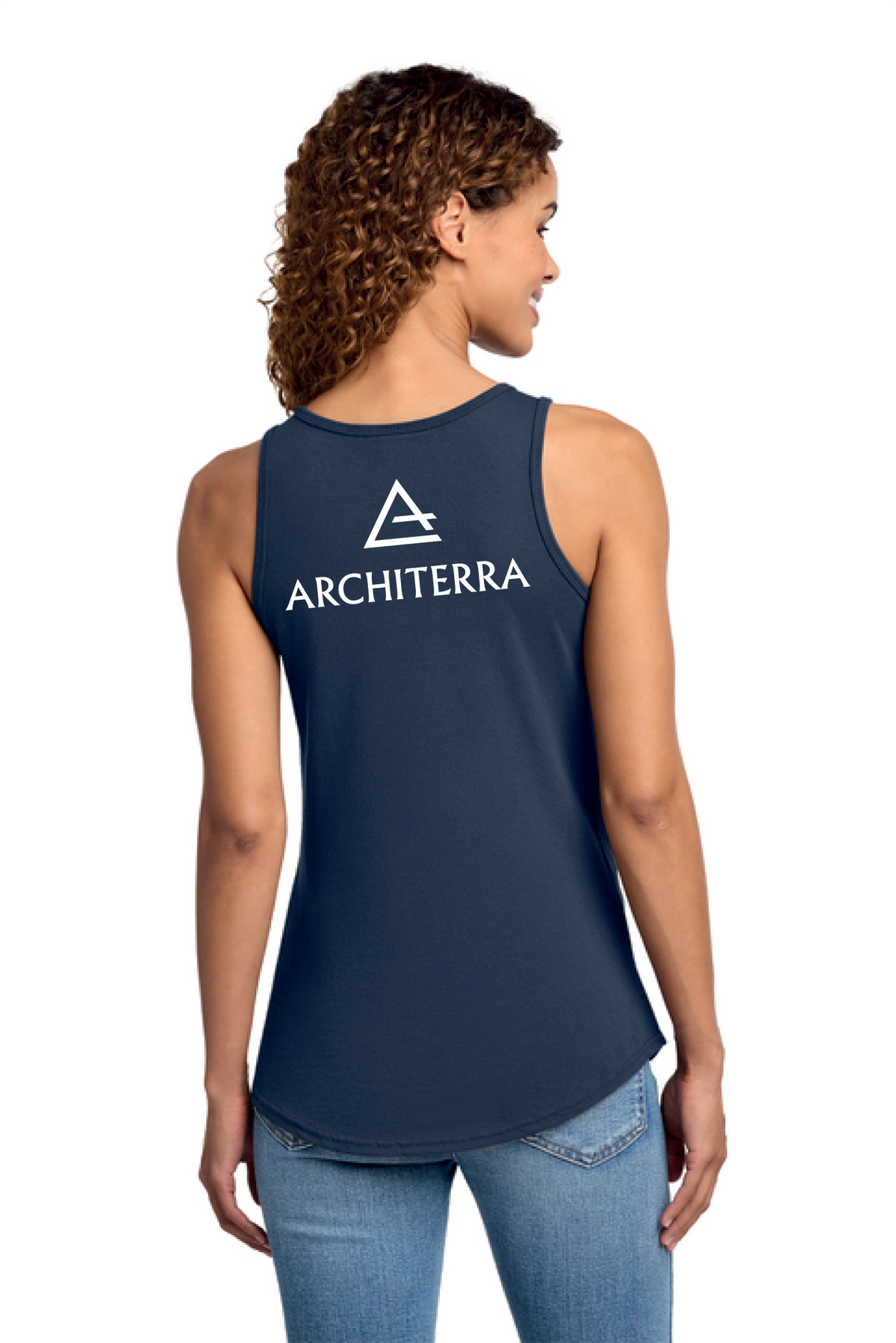 LPC54TT - Port & Co Women's Core Cotton Tank Top - Architerra Homes - Logowear Store - Transfer Screen Print - #29788