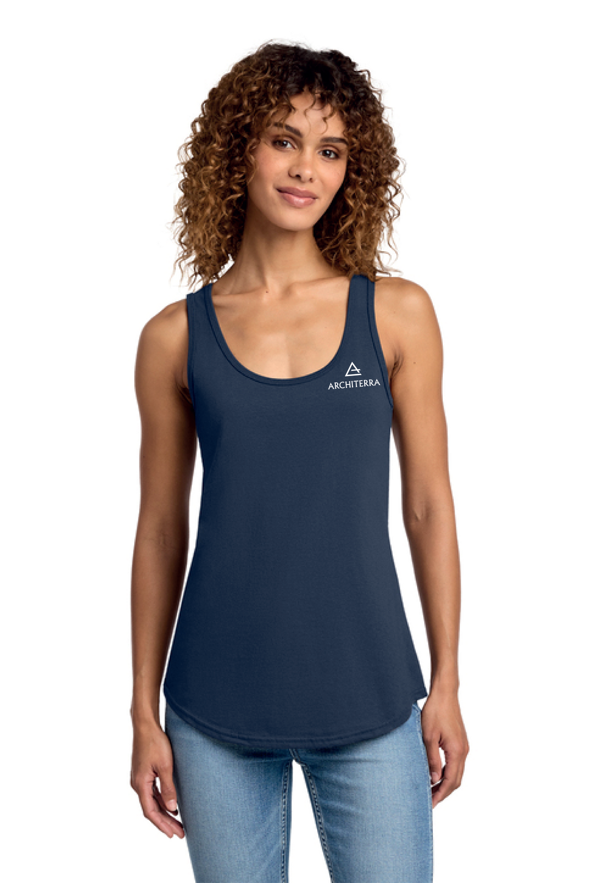 LPC54TT - Port & Co Women's Core Cotton Tank Top - Architerra Homes - Logowear Store - Transfer Screen Print - #29788