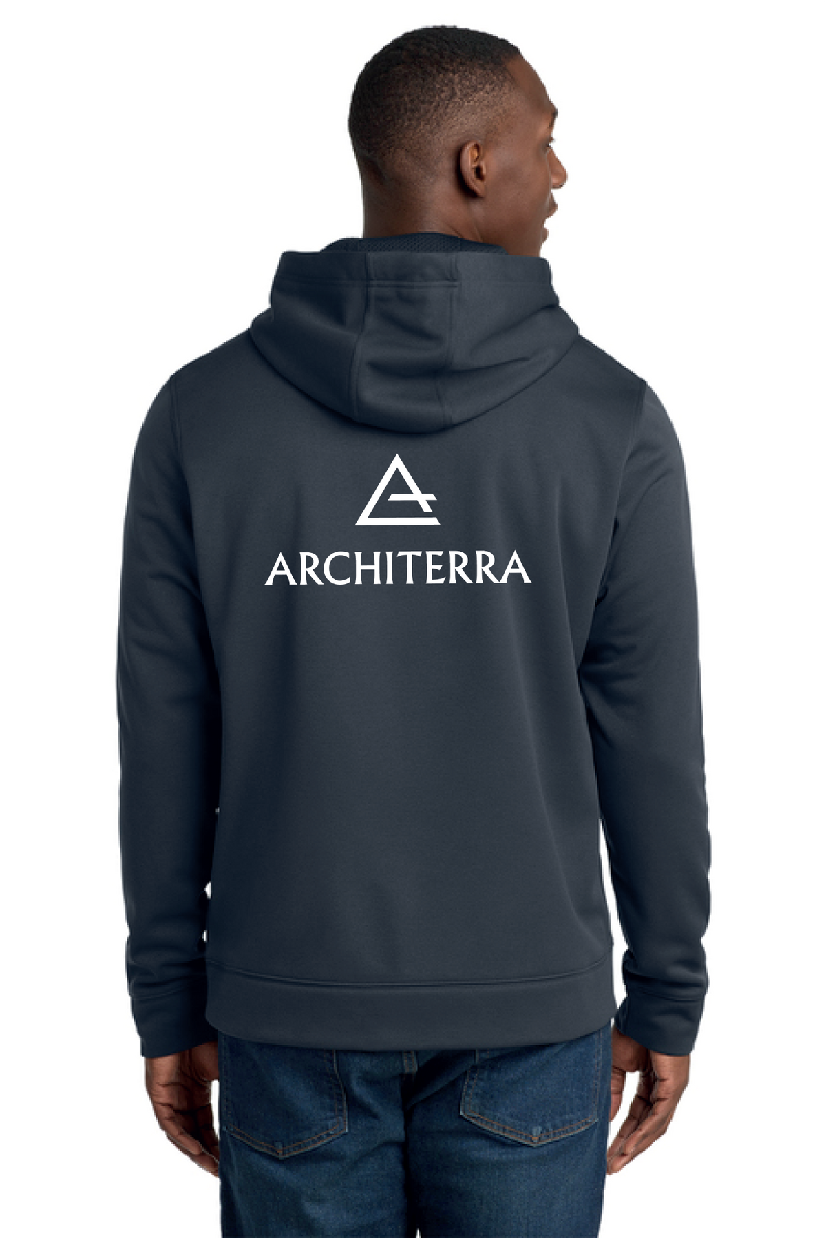 ST290 - Sport-Tek Repel Fleece Hooded Pullover - Architerra Homes - Logowear Store - Transfer Screen Print - #29788