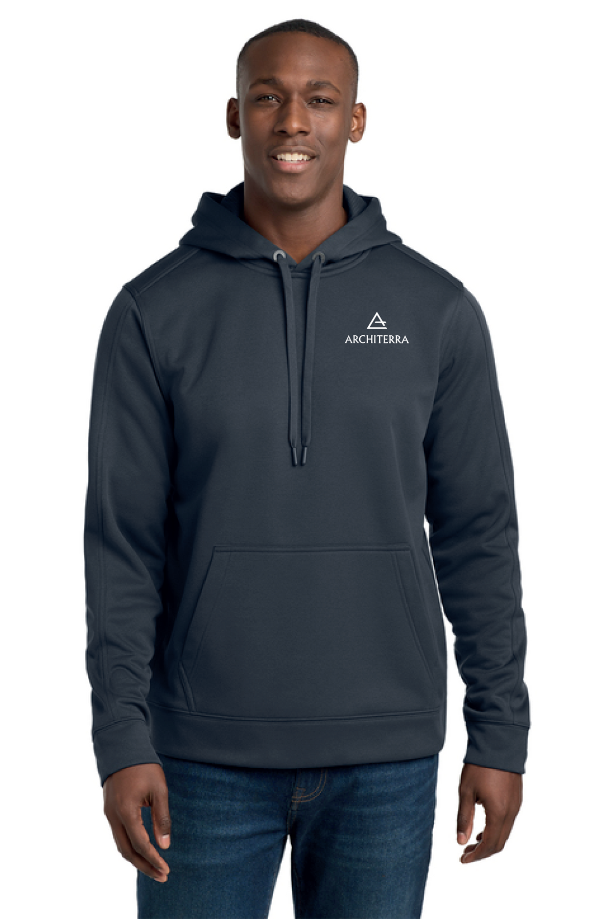 ST290 - Sport-Tek Repel Fleece Hooded Pullover - Architerra Homes - Logowear Store - Transfer Screen Print - #29788