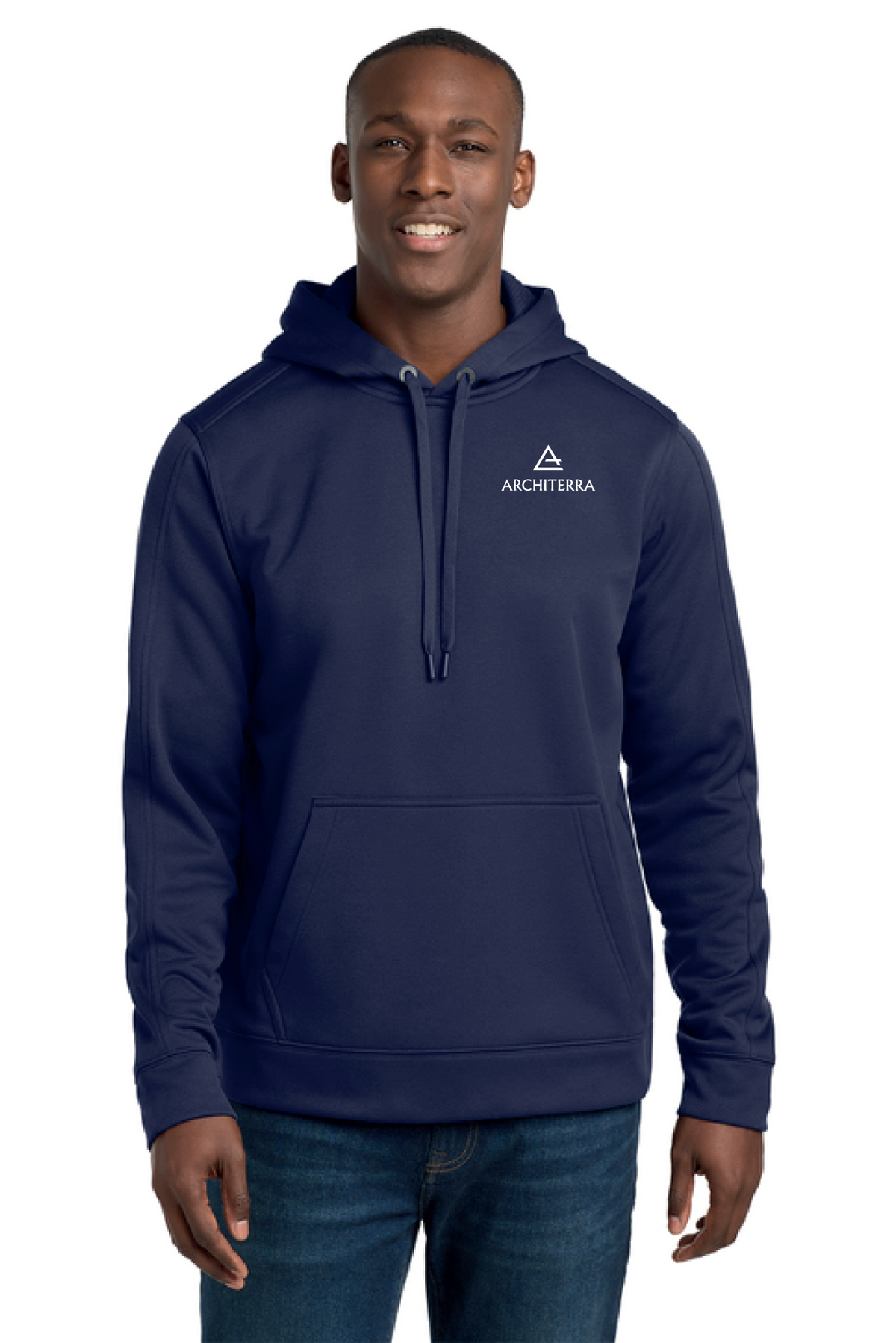 ST290 - Sport-Tek Repel Fleece Hooded Pullover - Architerra Homes - Logowear Store - Transfer Screen Print - #29788