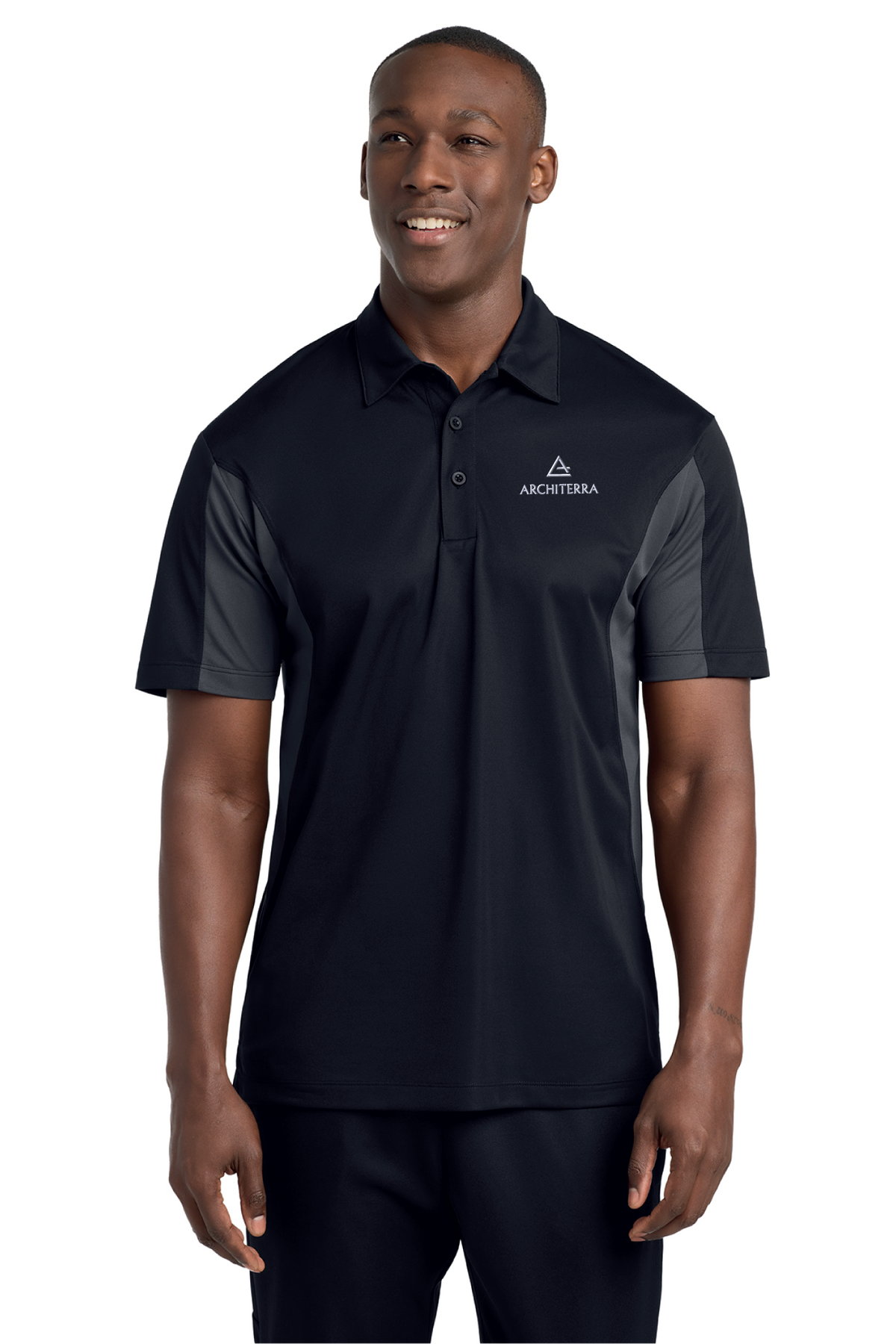 ST655 - Sport-Tek Side Blocked Micropique Sport-Wick Polo - Architerra Homes - Logowear Store - Embroidery - #29788