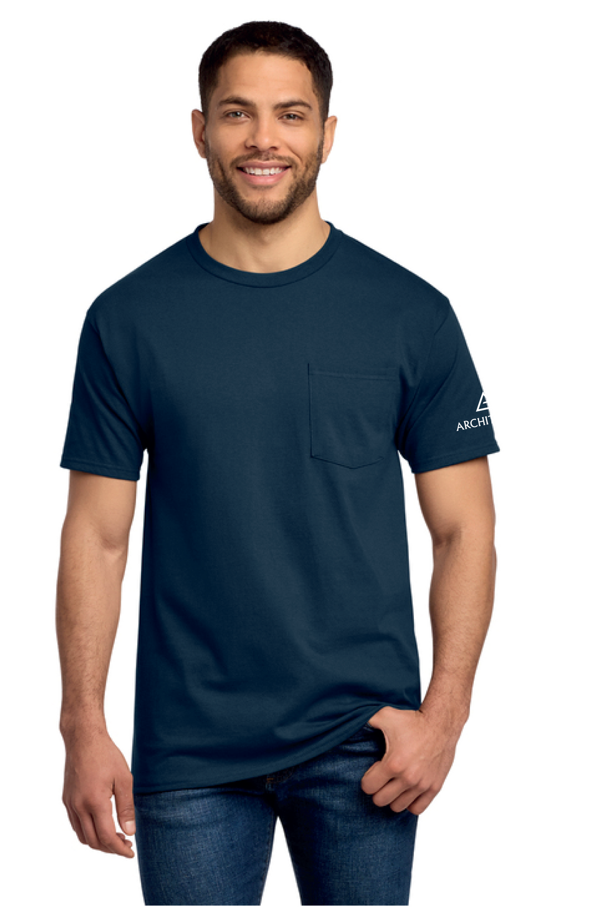 PC61P - Port & Co Essential Pocket Tee - Architerra Homes - Restock Store - Screen Print - #29789