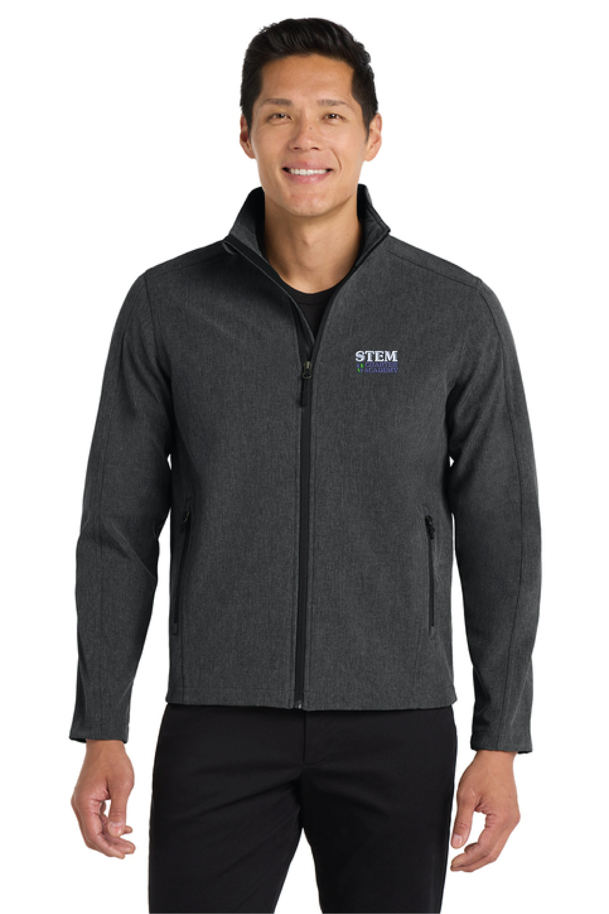 J317 - Port Authority Core Soft Shell Jacket - STEM Charter Academy - Company Store - Embroidery - #29797