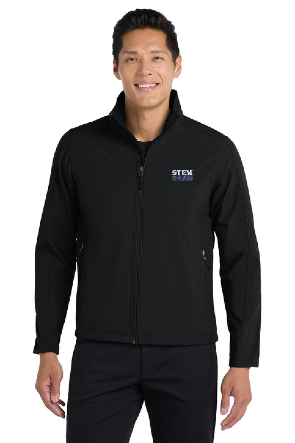 J317 - Port Authority Core Soft Shell Jacket - STEM Charter Academy - Company Store - Embroidery - #29797