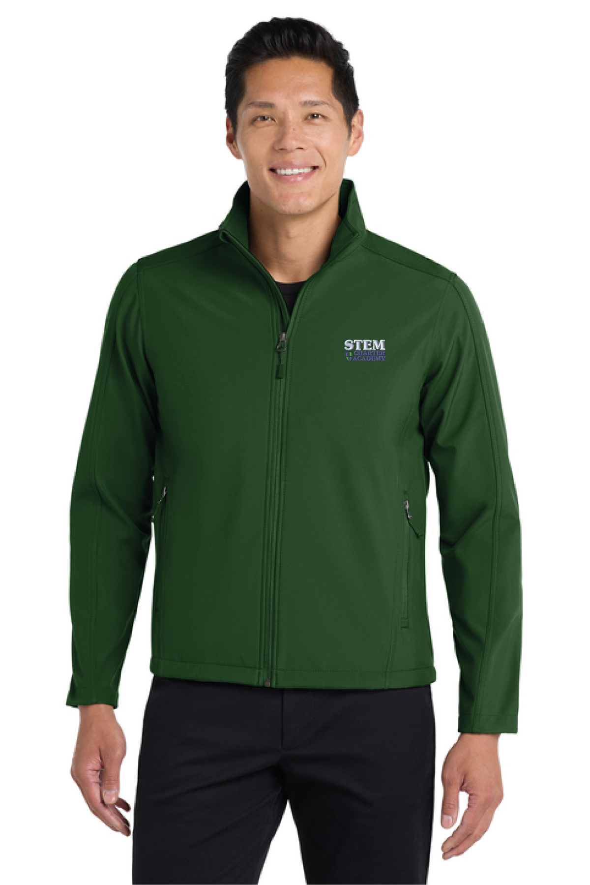 J317 - Port Authority Core Soft Shell Jacket - STEM Charter Academy - Company Store - Embroidery - #29797