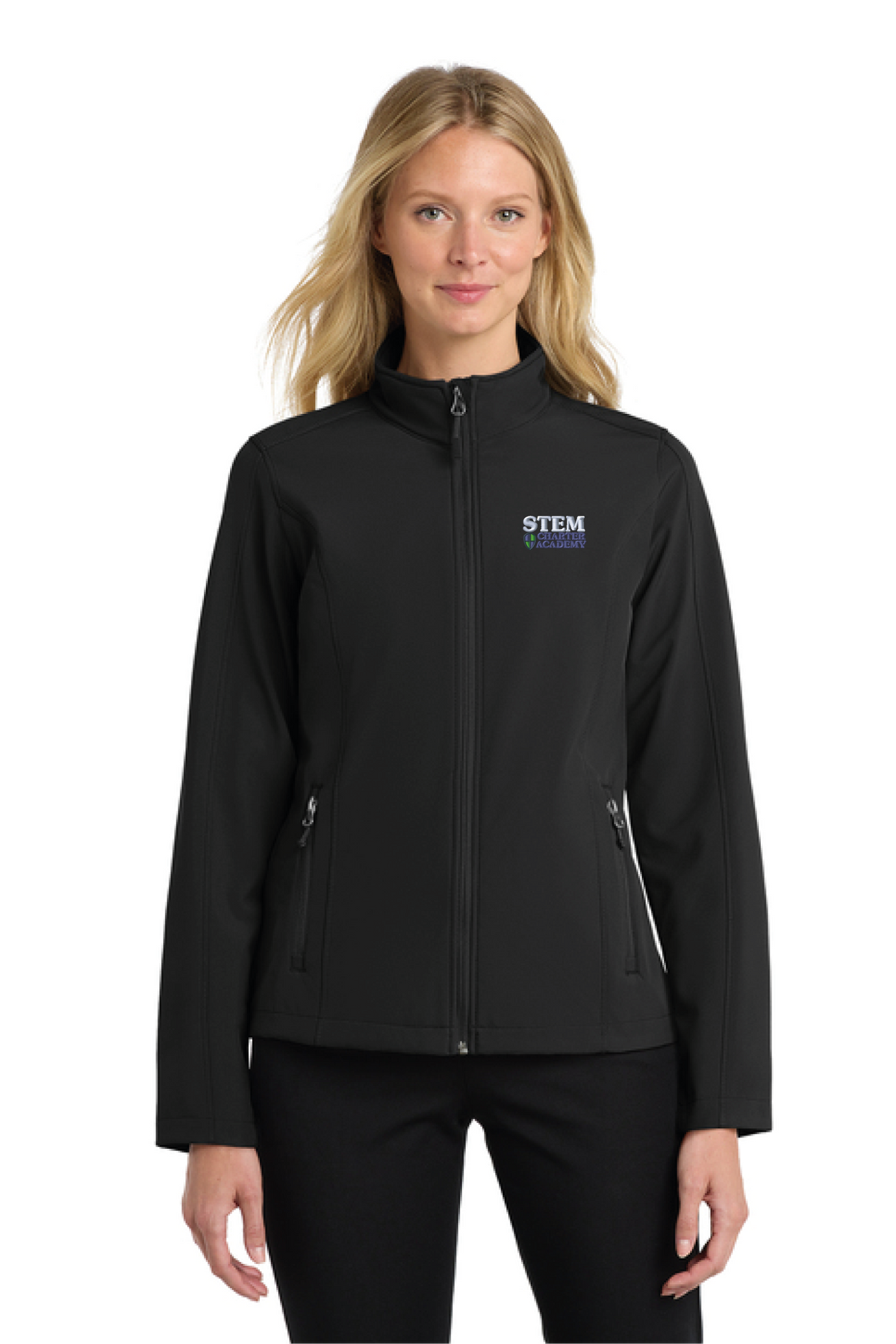 L317 - Port Authority Women's Core Soft Shell Jacket - STEM Charter Academy - Company Store - Embroidery - #29797
