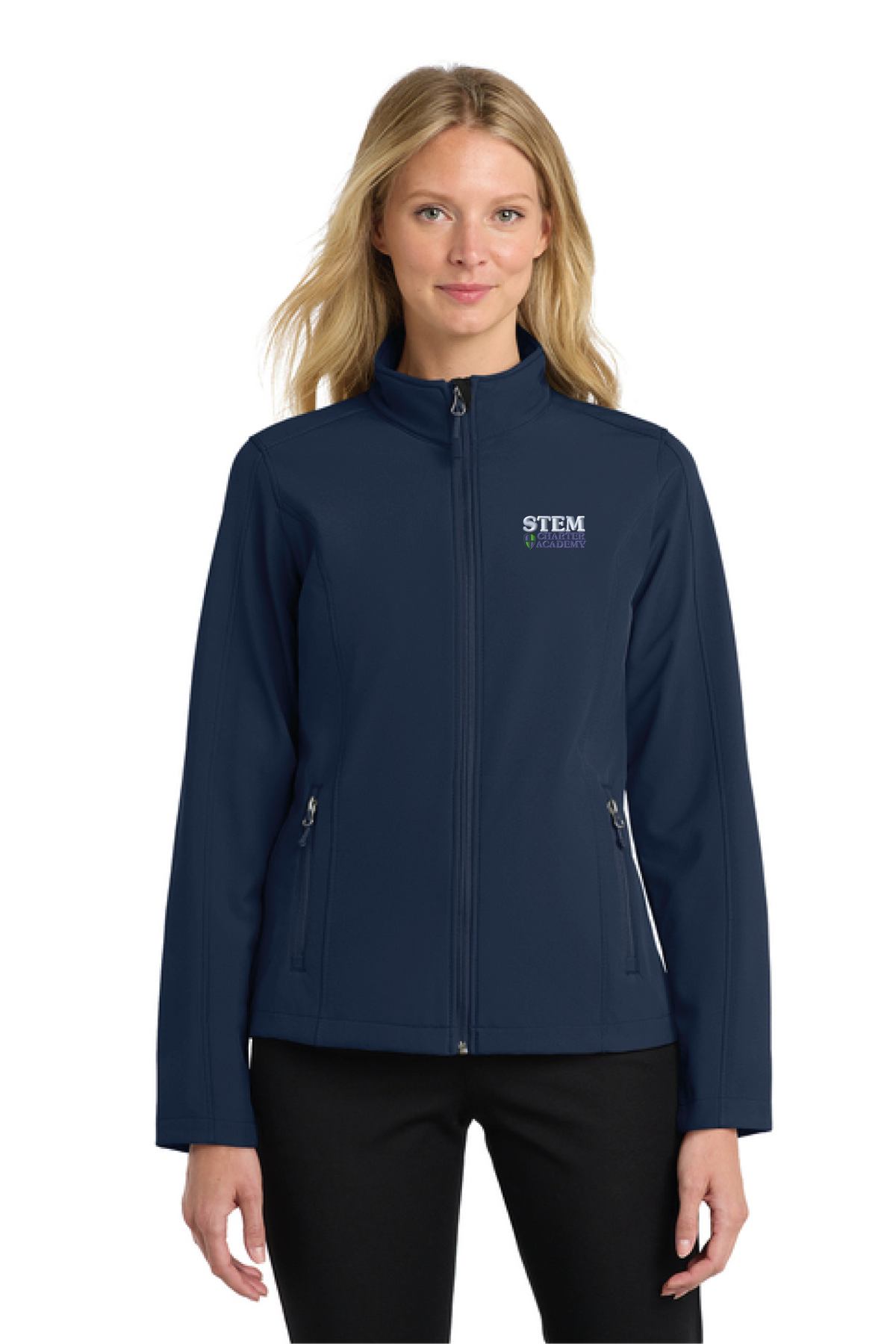 L317 - Port Authority Women's Core Soft Shell Jacket - STEM Charter Academy - Company Store - Embroidery - #29797