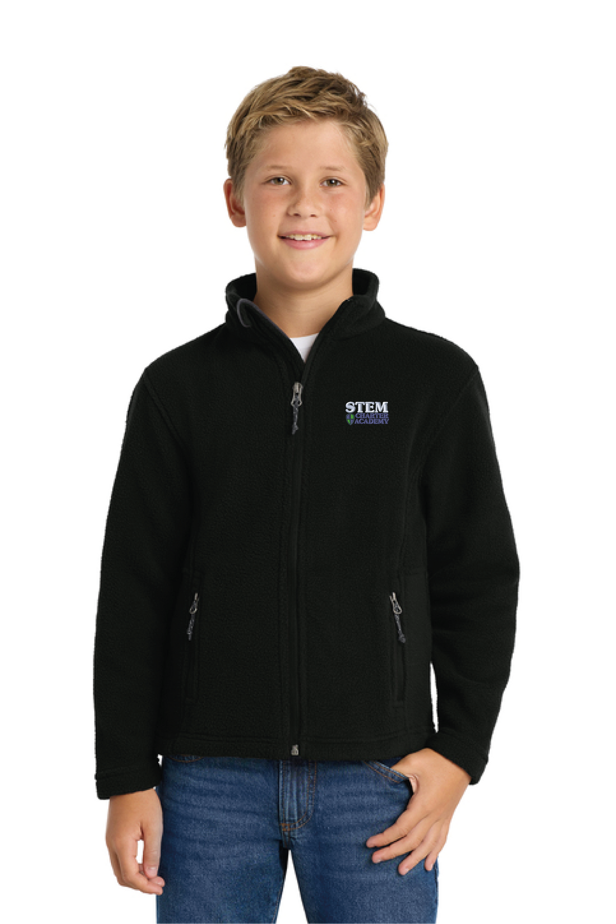 Y217 - Port Authority Youth Value Fleece Jacket - STEM Charter Academy - Company Store - Embroidery - #29797