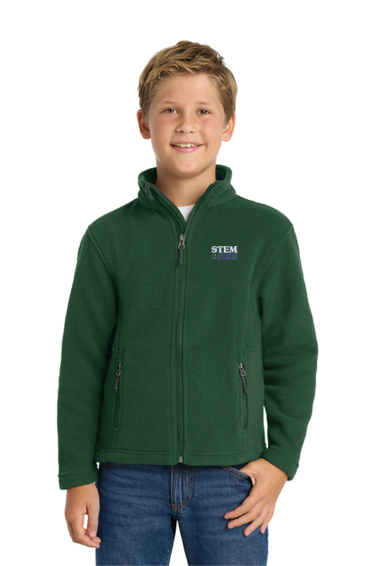 Y217 - Port Authority Youth Value Fleece Jacket - STEM Charter Academy - Company Store - Embroidery - #29797