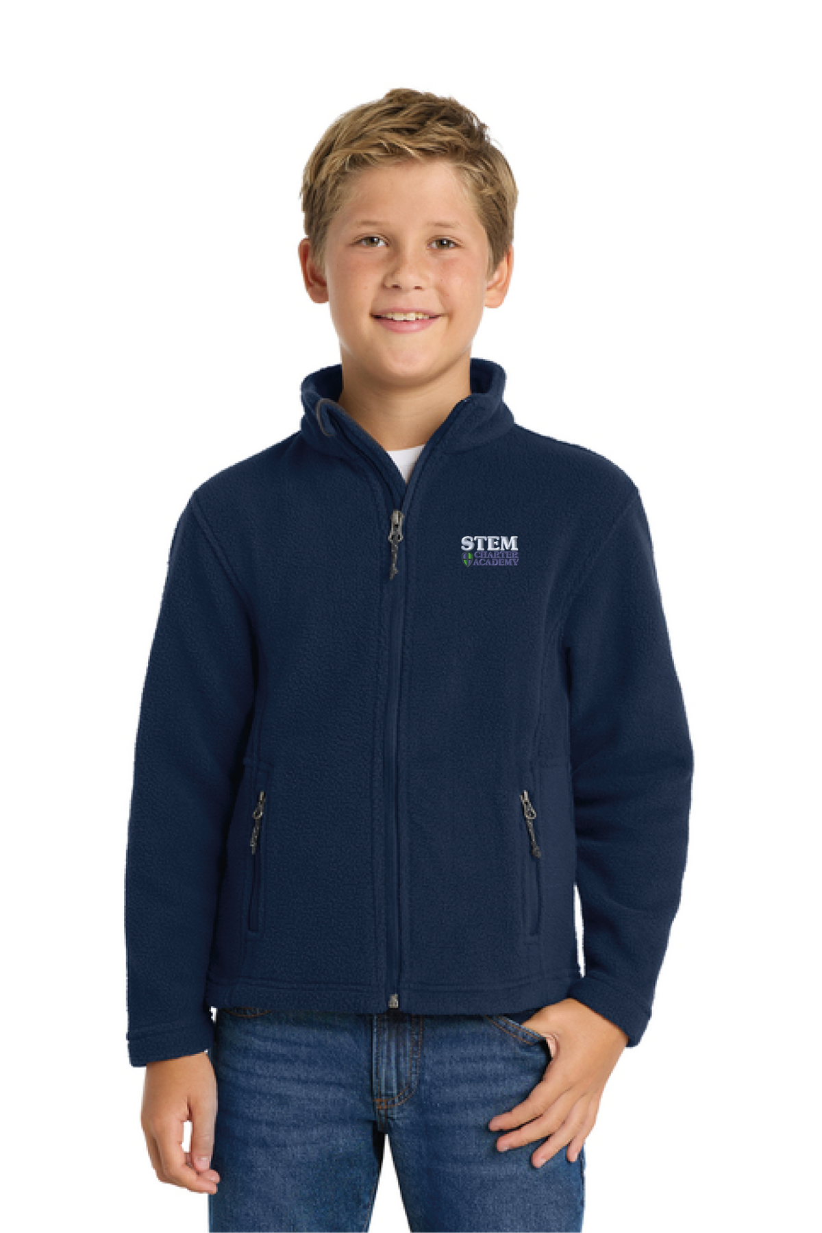 Y217 - Port Authority Youth Value Fleece Jacket - STEM Charter Academy - Company Store - Embroidery - #29797