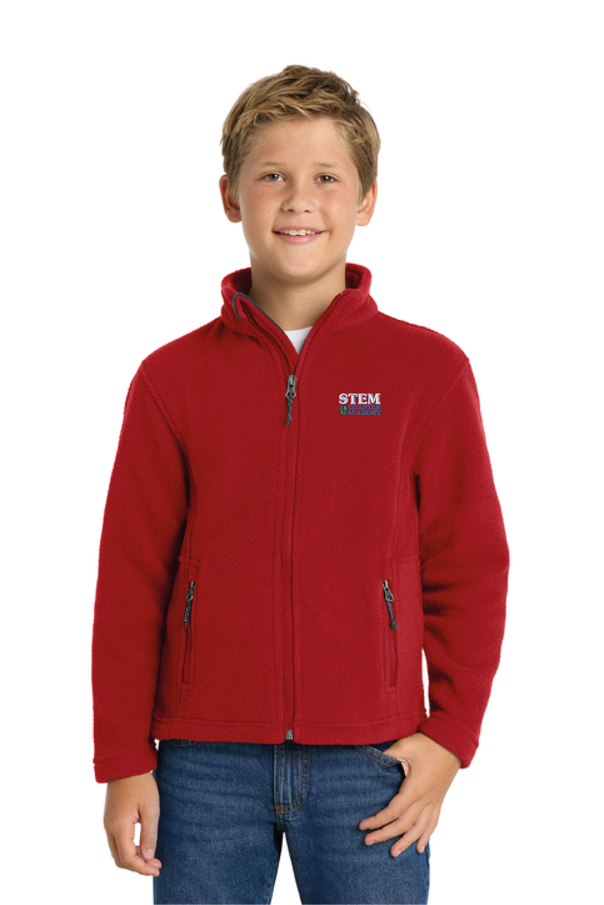 Y217 - Port Authority Youth Value Fleece Jacket - STEM Charter Academy - Company Store - Embroidery - #29797