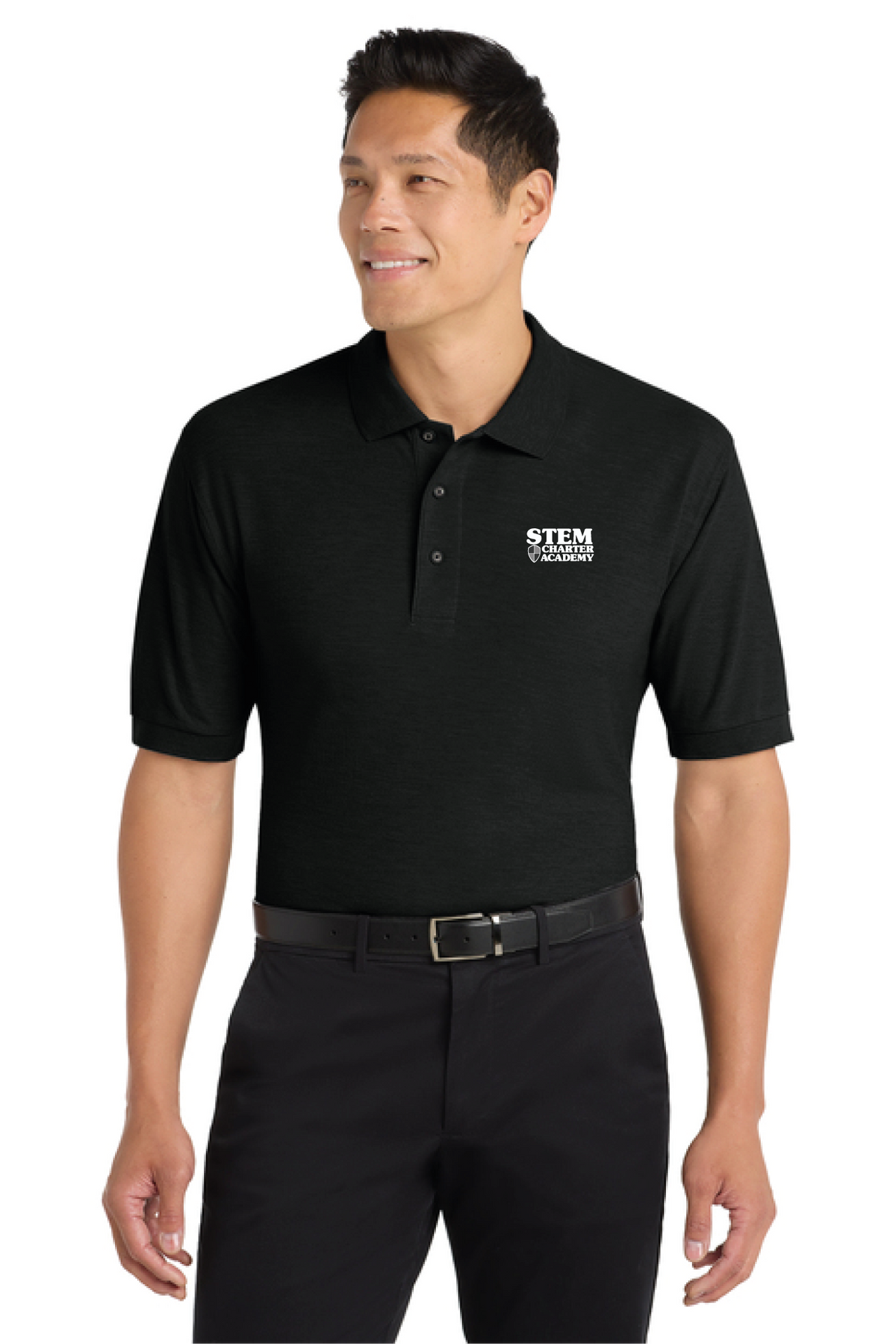 K500 - Port Authority Silk Touch Polo - STEM Charter Academy - Company Store - Transfer Screenprint - #29797