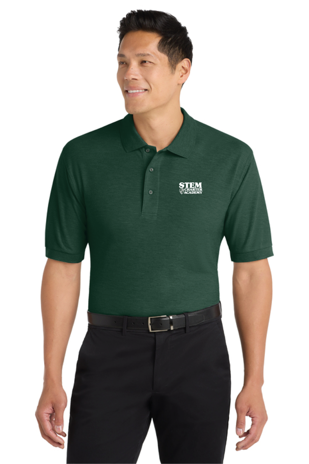 K500 - Port Authority Silk Touch Polo - STEM Charter Academy - Company Store - Transfer Screenprint - #29797