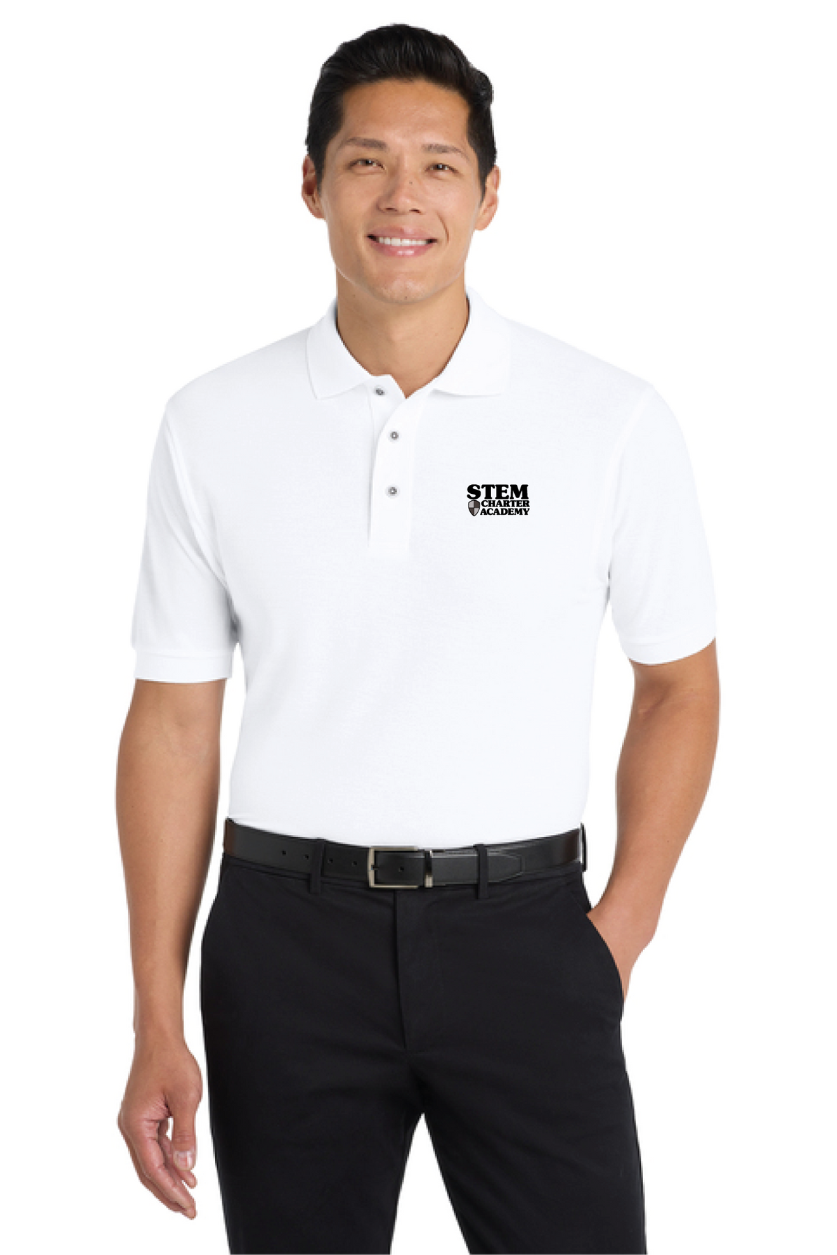 K500 - Port Authority Silk Touch Polo - STEM Charter Academy - Company Store - Transfer Screenprint - #29797