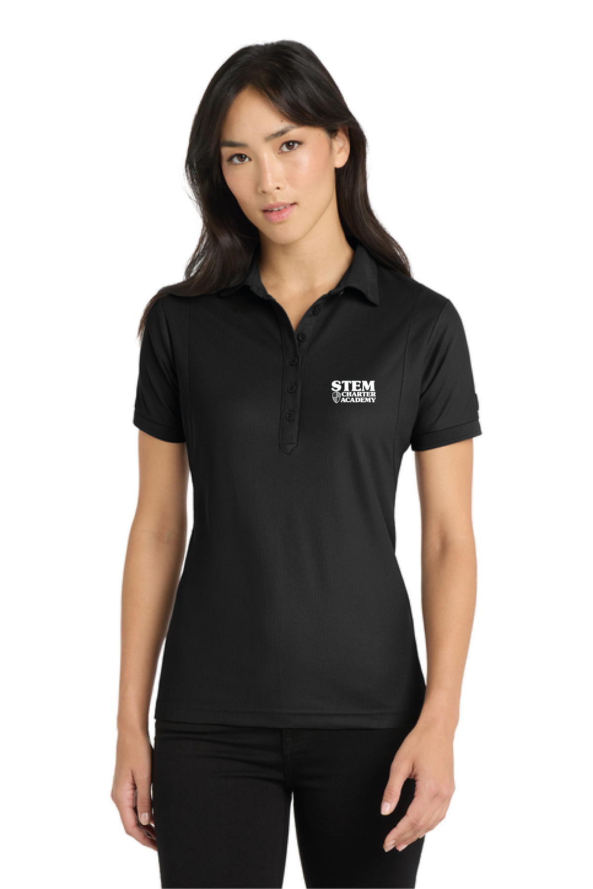 LOG101 - OGIO - Jewel Polo - STEM Charter Academy - Company Store - Transfer Screenprint - #29797