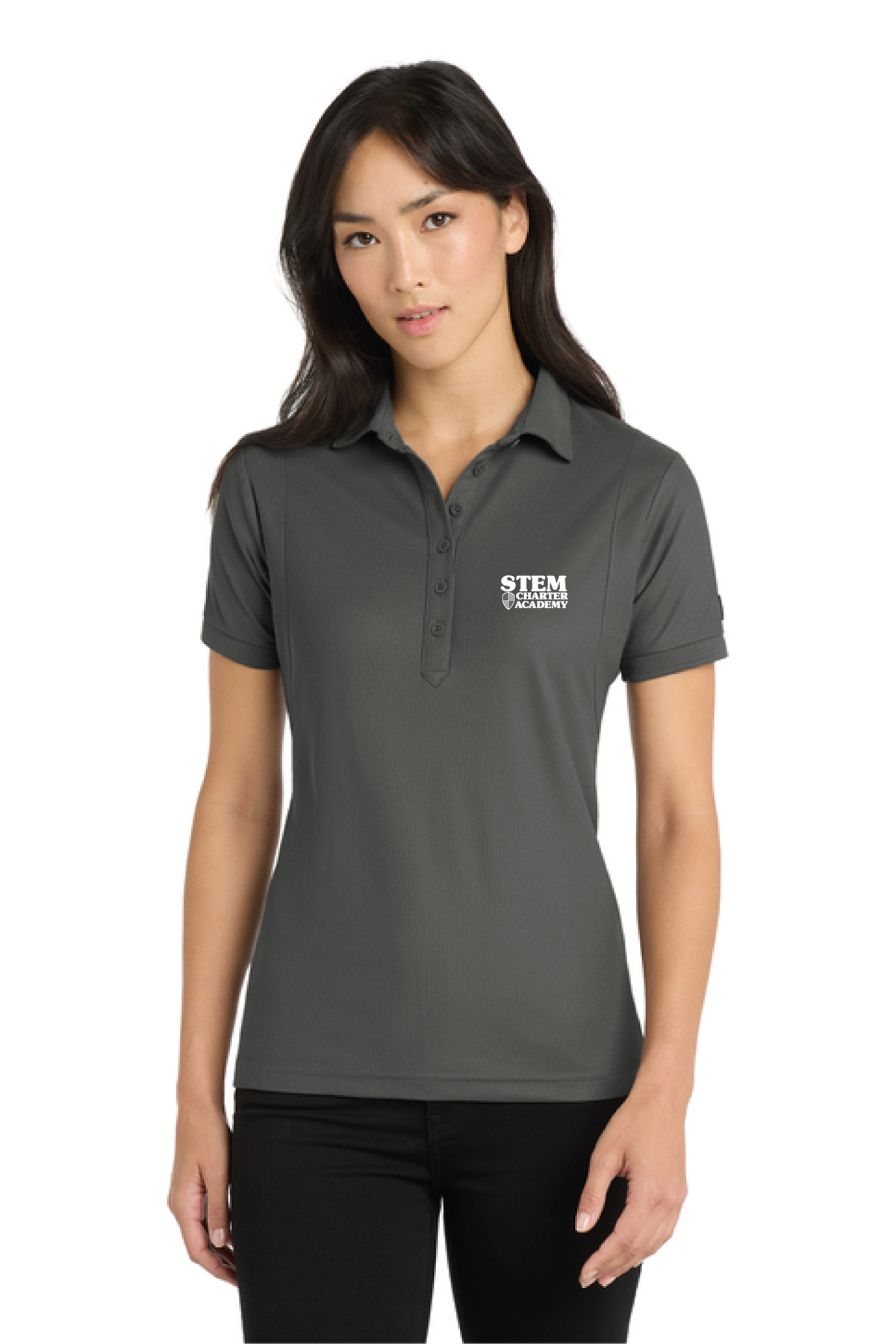 LOG101 - OGIO - Jewel Polo - STEM Charter Academy - Company Store - Transfer Screenprint - #29797