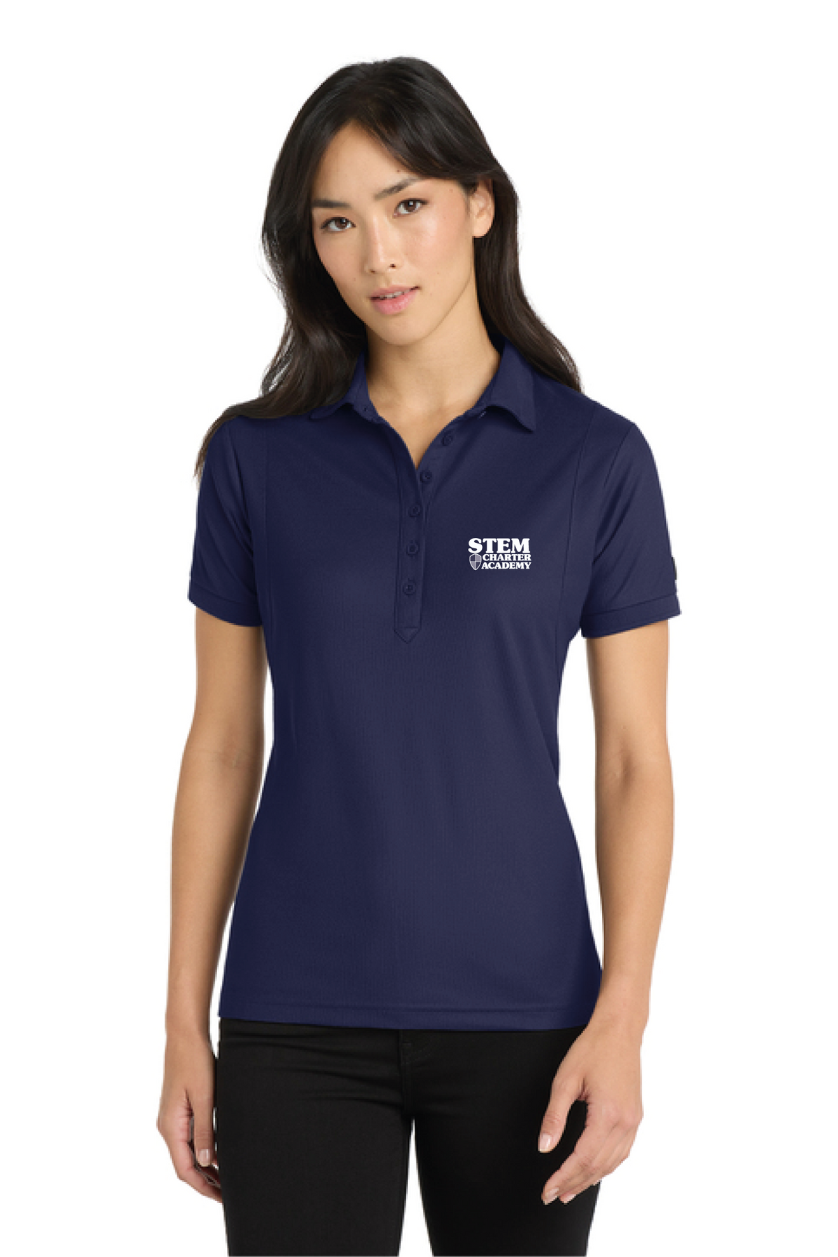 LOG101 - OGIO - Jewel Polo - STEM Charter Academy - Company Store - Transfer Screenprint - #29797