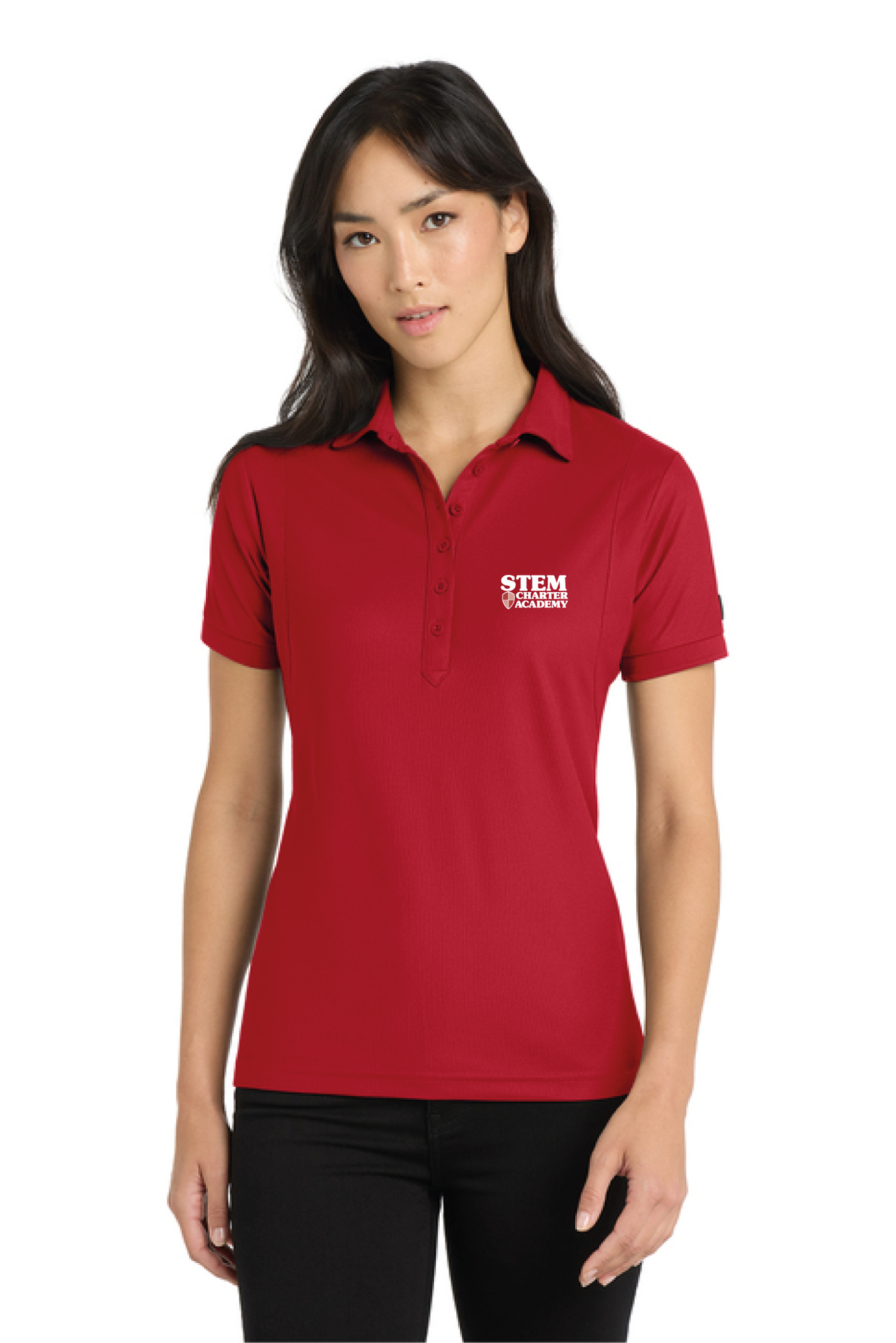 LOG101 - OGIO - Jewel Polo - STEM Charter Academy - Company Store - Transfer Screenprint - #29797