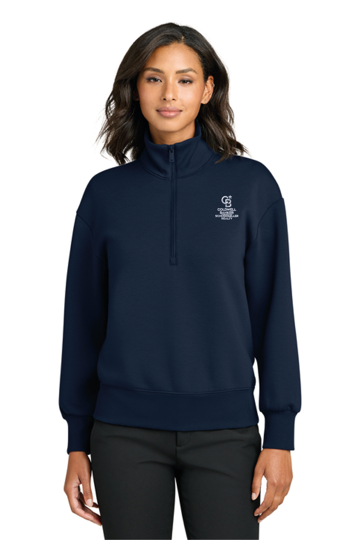 MM3101 - Mercer+Mettle Women's Soft Spacer 1/4-Zip - Coldwell Banker Schneidmiller Realty - Logowear Store - Embroidery - #29849