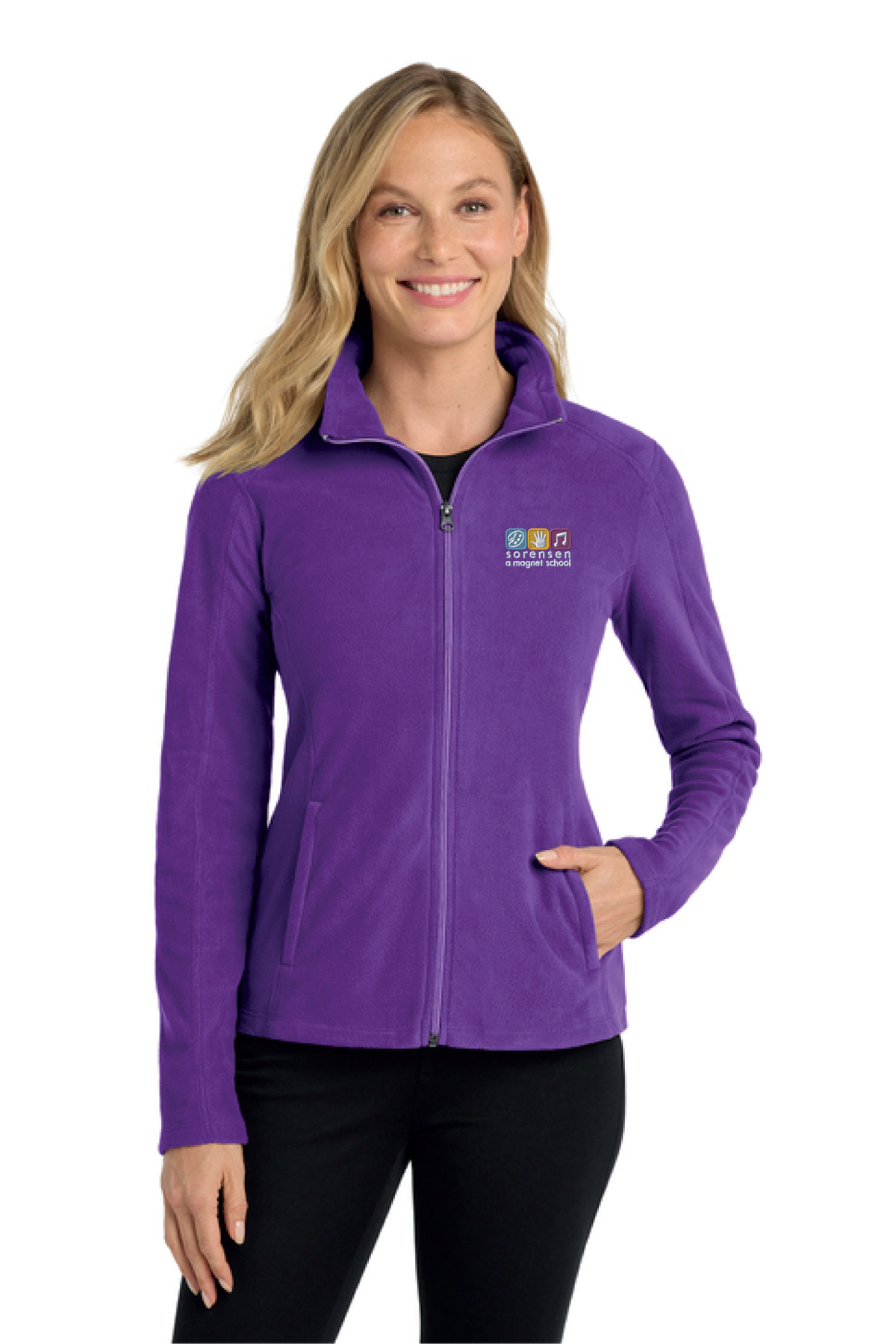 L223 - Port Authority Women's Microfleece Jacket - Sorensen Magnet - School Store - Embroidery - #29911