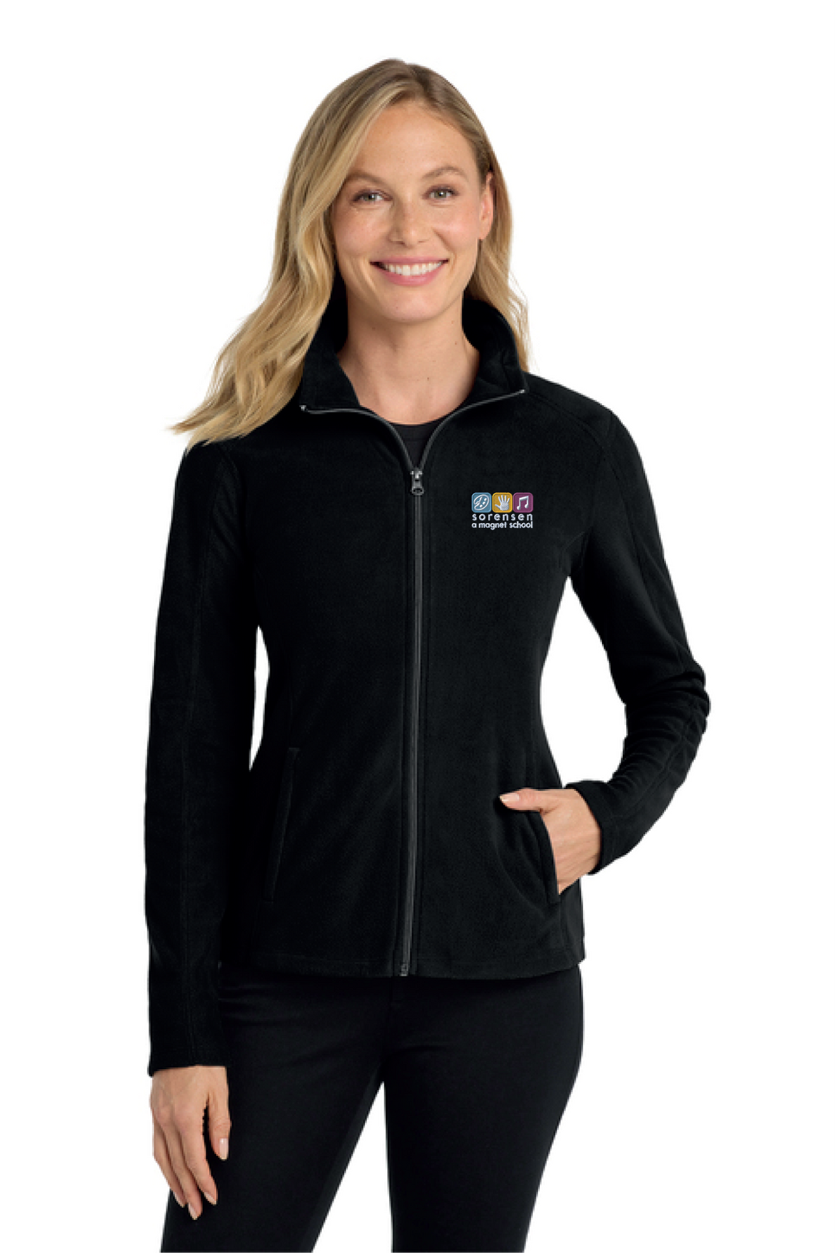 L223 - Port Authority Women's Microfleece Jacket - Sorensen Magnet - School Store - Embroidery - #29911