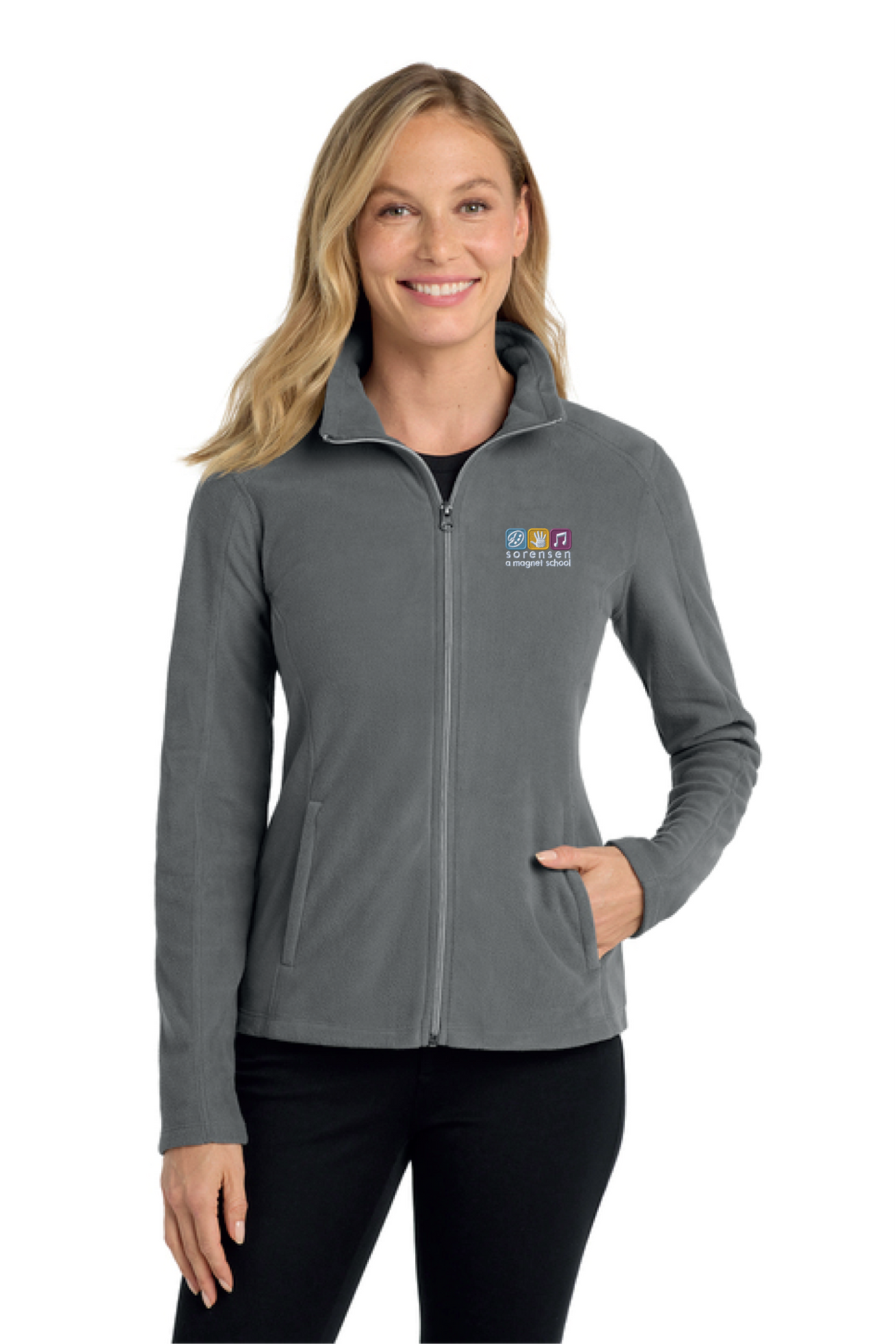 L223 - Port Authority Women's Microfleece Jacket - Sorensen Magnet - School Store - Embroidery - #29911