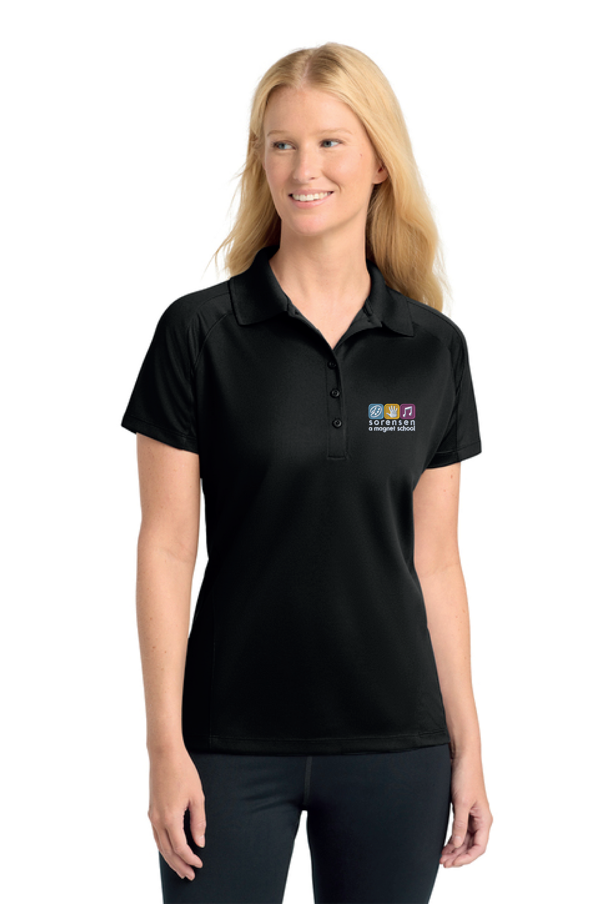 L474 - Sport-Tek Women's Dri-Mesh Pro Polo - Sorensen Magnet - School Store - Embroidery - #29911