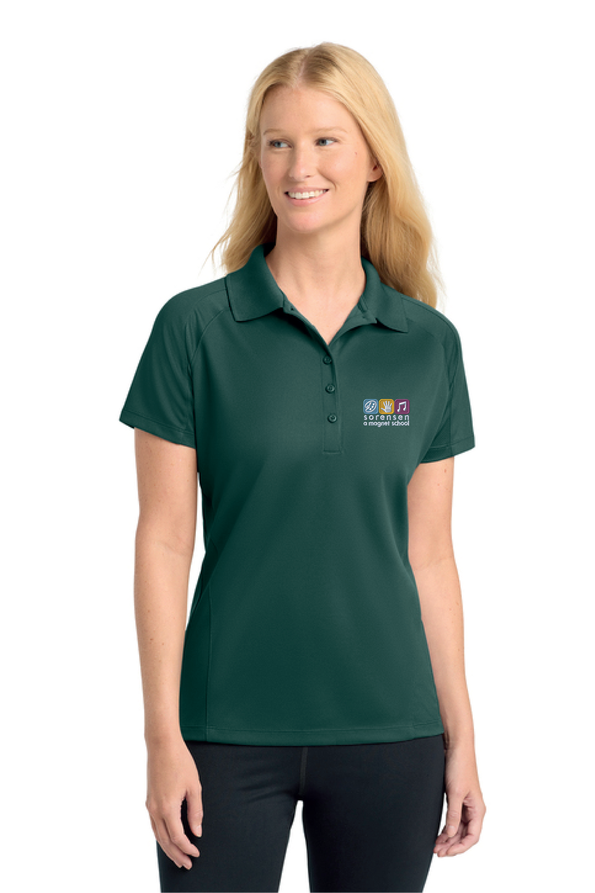 L474 - Sport-Tek Women's Dri-Mesh Pro Polo - Sorensen Magnet - School Store - Embroidery - #29911