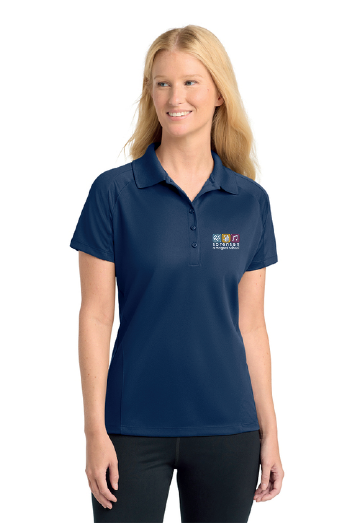 L474 - Sport-Tek Women's Dri-Mesh Pro Polo - Sorensen Magnet - School Store - Embroidery - #29911