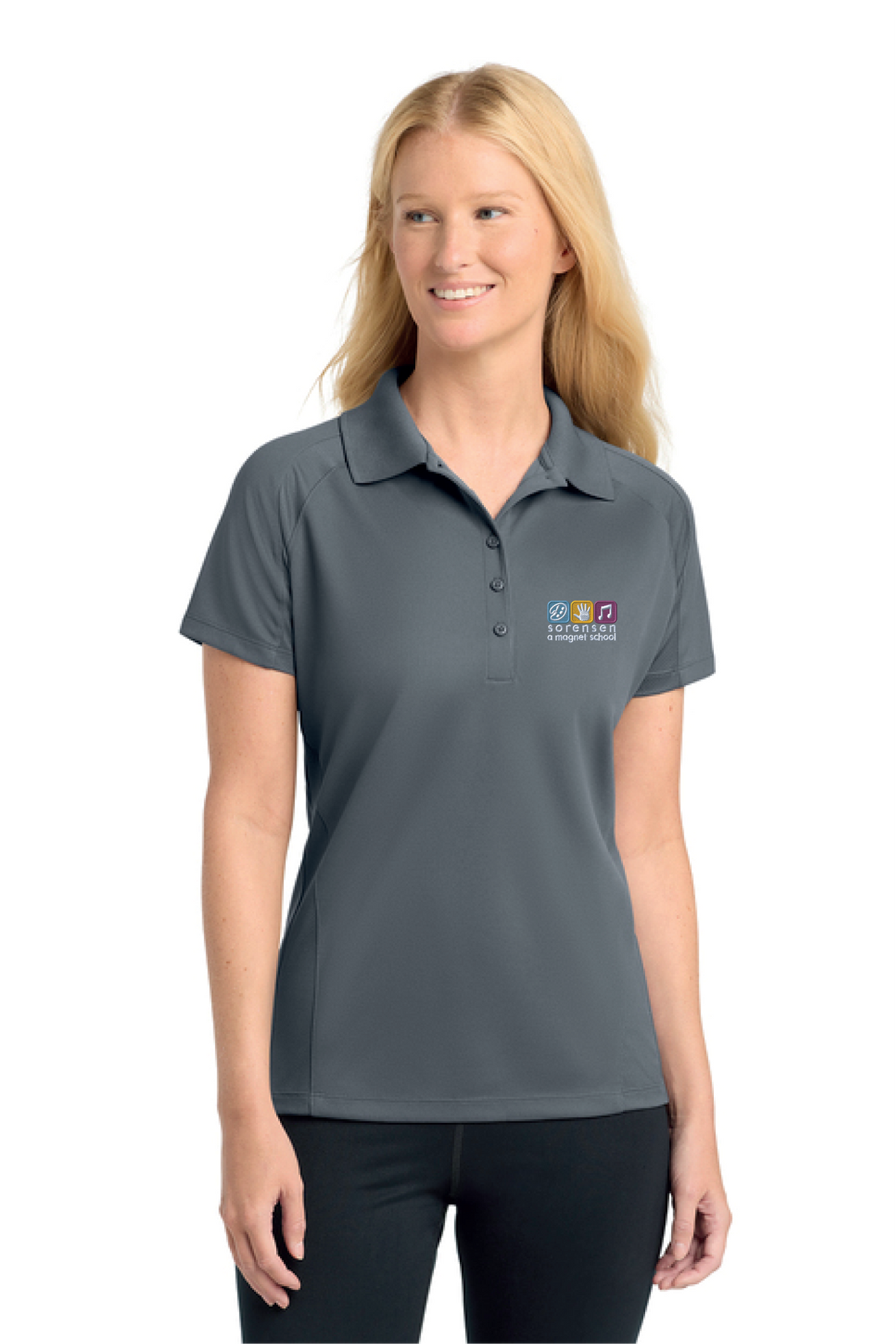 L474 - Sport-Tek Women's Dri-Mesh Pro Polo - Sorensen Magnet - School Store - Embroidery - #29911