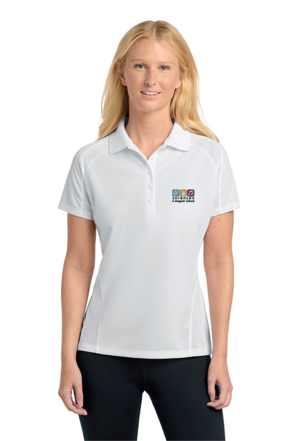 L474 - Sport-Tek Women's Dri-Mesh Pro Polo - Sorensen Magnet - School Store - Embroidery - #29911