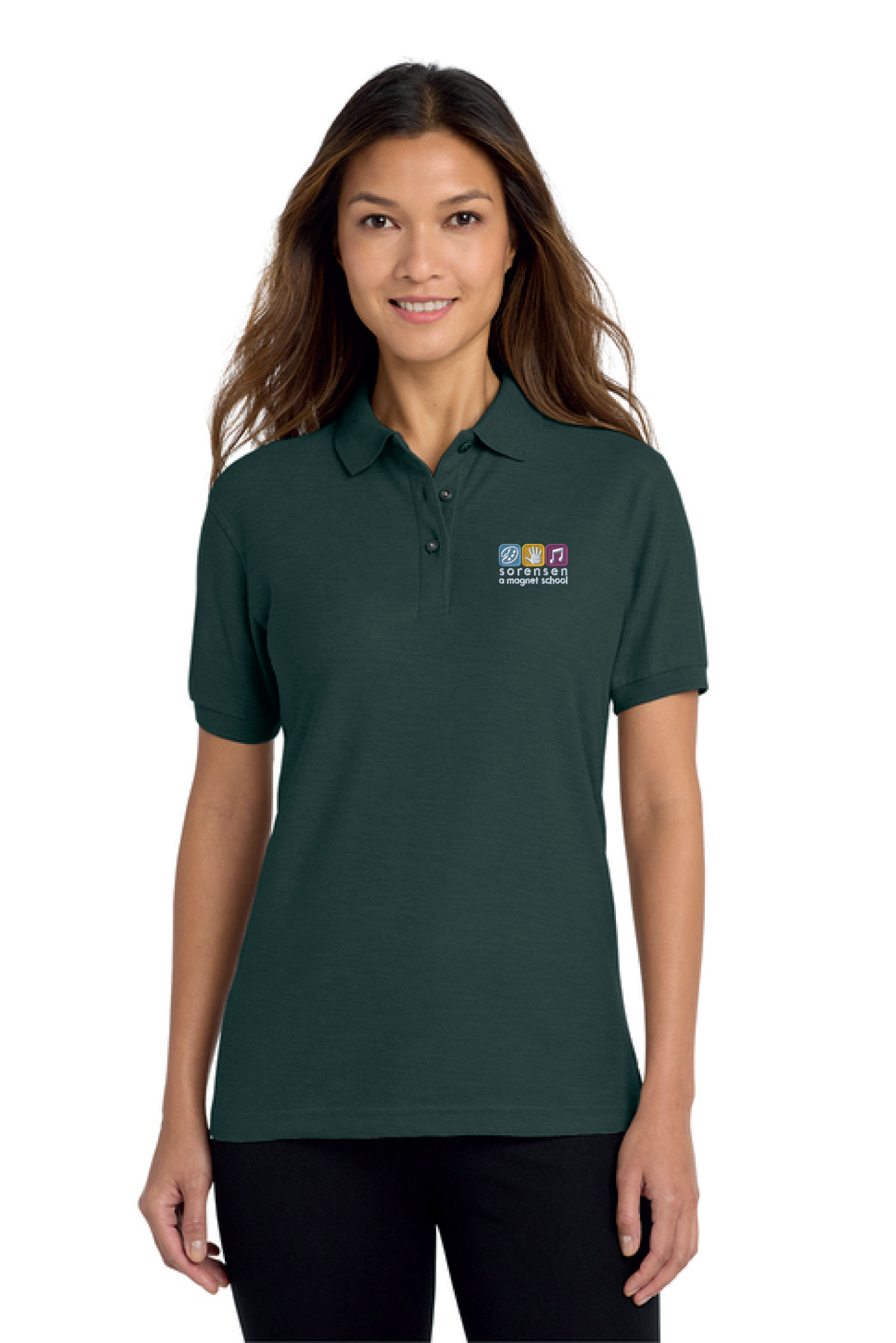 L500 - Port Authority Women's Silk Touch Polo - Sorensen Magnet - School Store - Embroidery - #29911