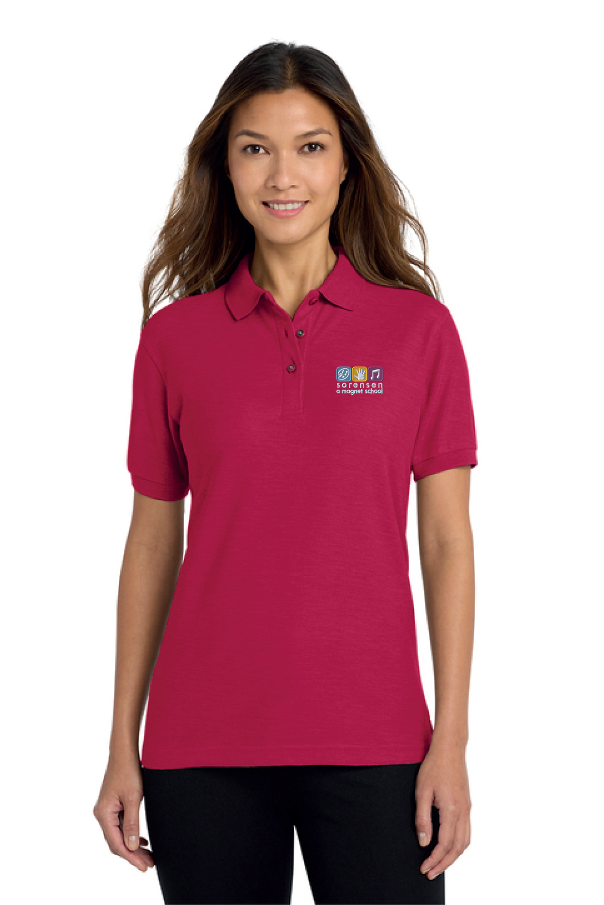 L500 - Port Authority Women's Silk Touch Polo - Sorensen Magnet - School Store - Embroidery - #29911