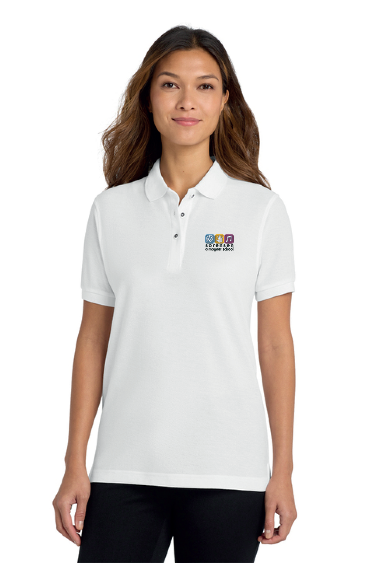 L500 - Port Authority Women's Silk Touch Polo - Sorensen Magnet - School Store - Embroidery - #29911