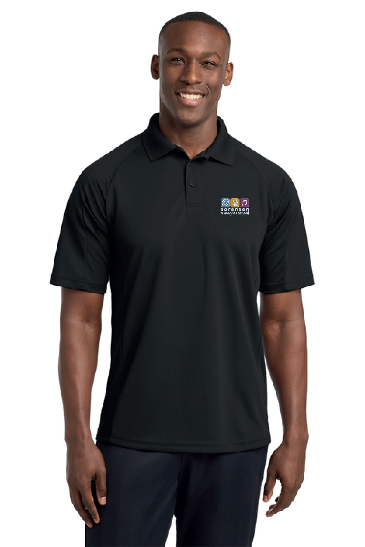 T474 - Sport-Tek Dri-Mesh Pro Polo - Sorensen Magnet - School Store - Embroidery - #29911