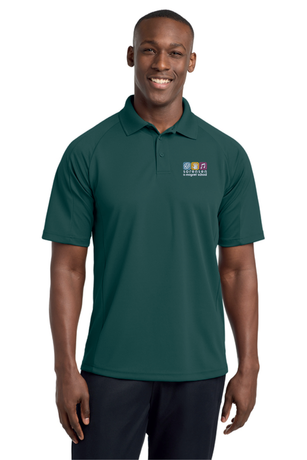 T474 - Sport-Tek Dri-Mesh Pro Polo - Sorensen Magnet - School Store - Embroidery - #29911
