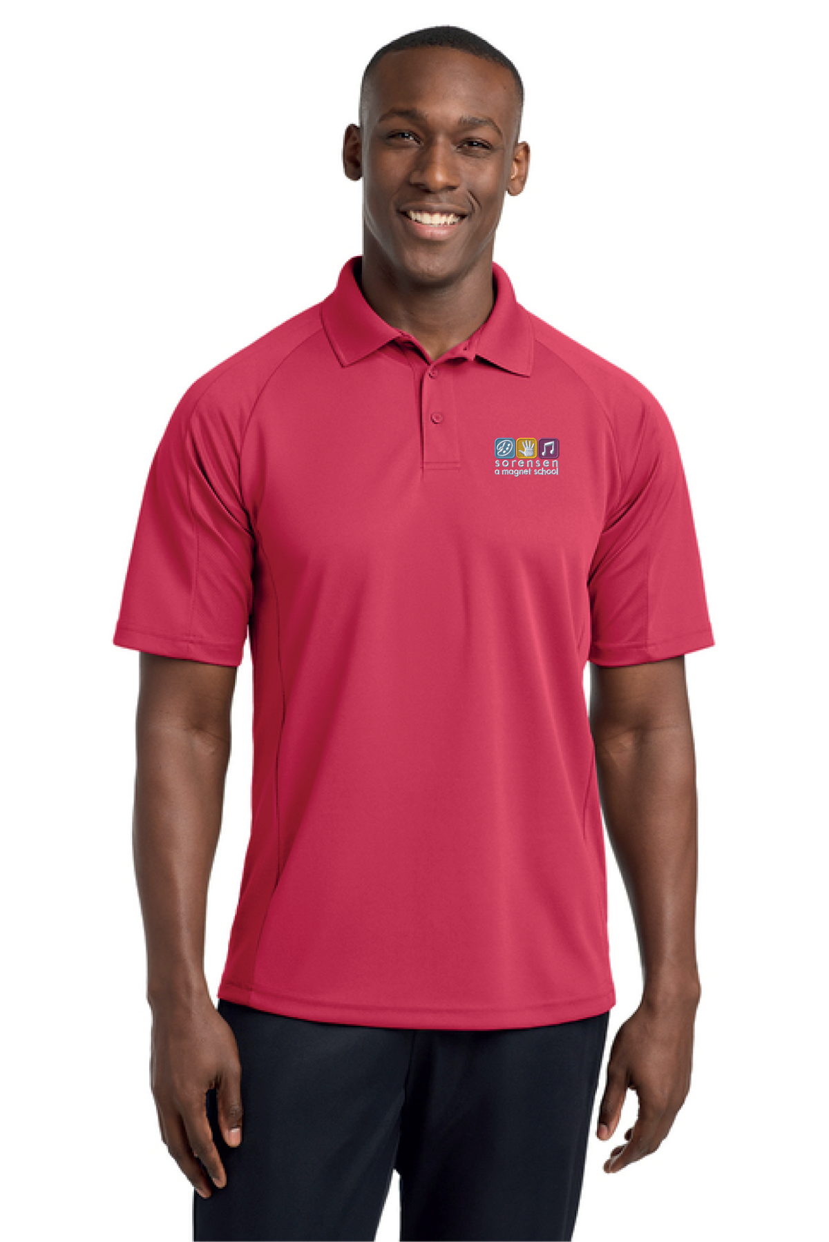 T474 - Sport-Tek Dri-Mesh Pro Polo - Sorensen Magnet - School Store - Embroidery - #29911